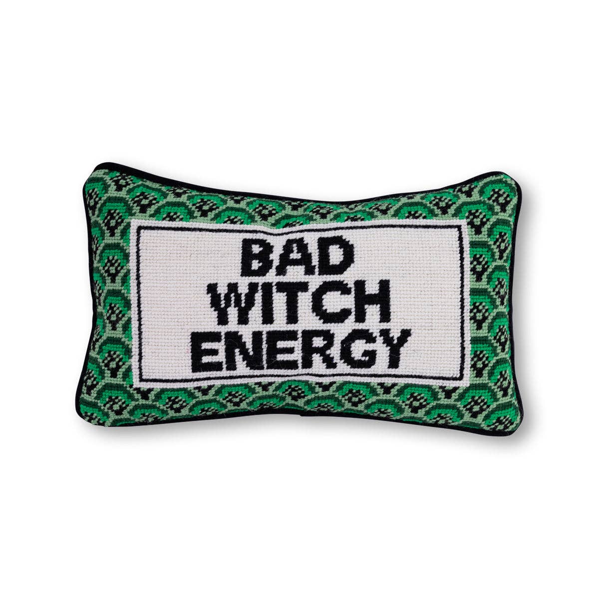 Bad Witch Energy Needlepoint Pillow | FURBISH Studio