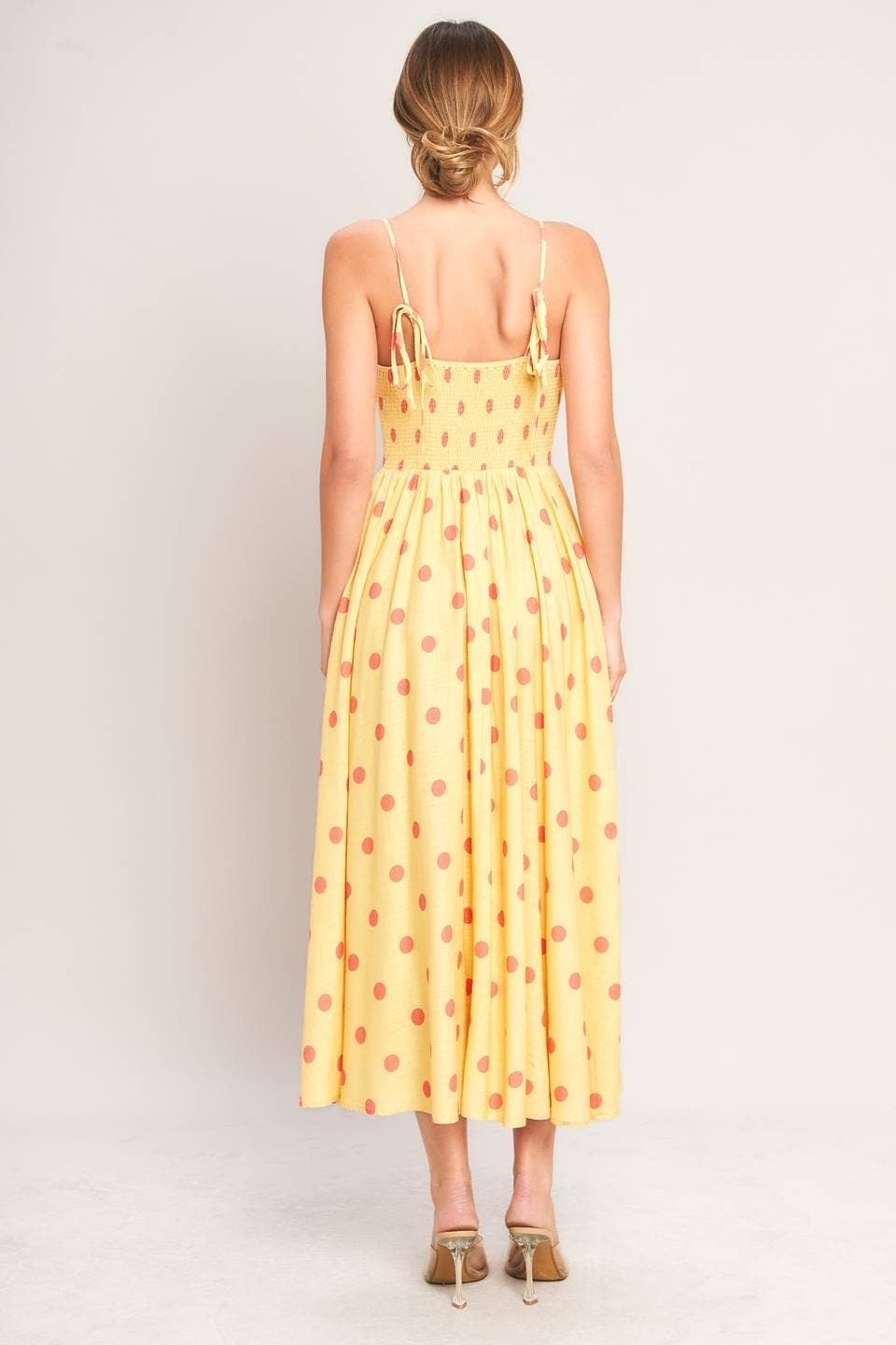 Teatime Polka Dot Midi Dress