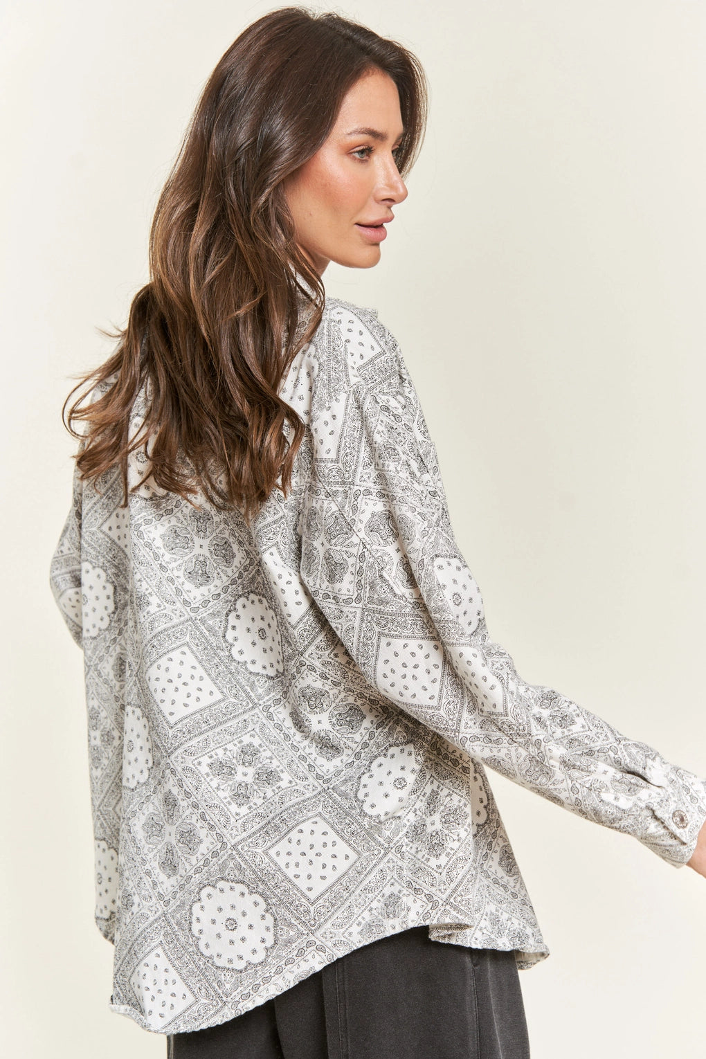 Paisley Button Down