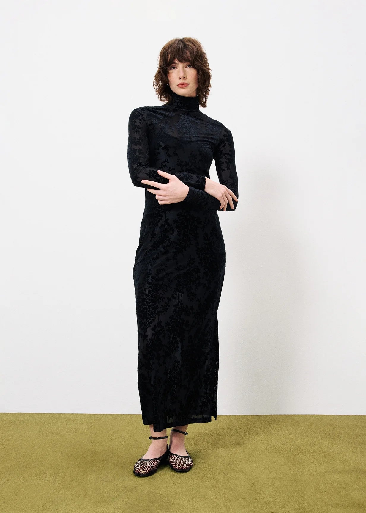 Lioncourt Velvet Dress | FRNCH