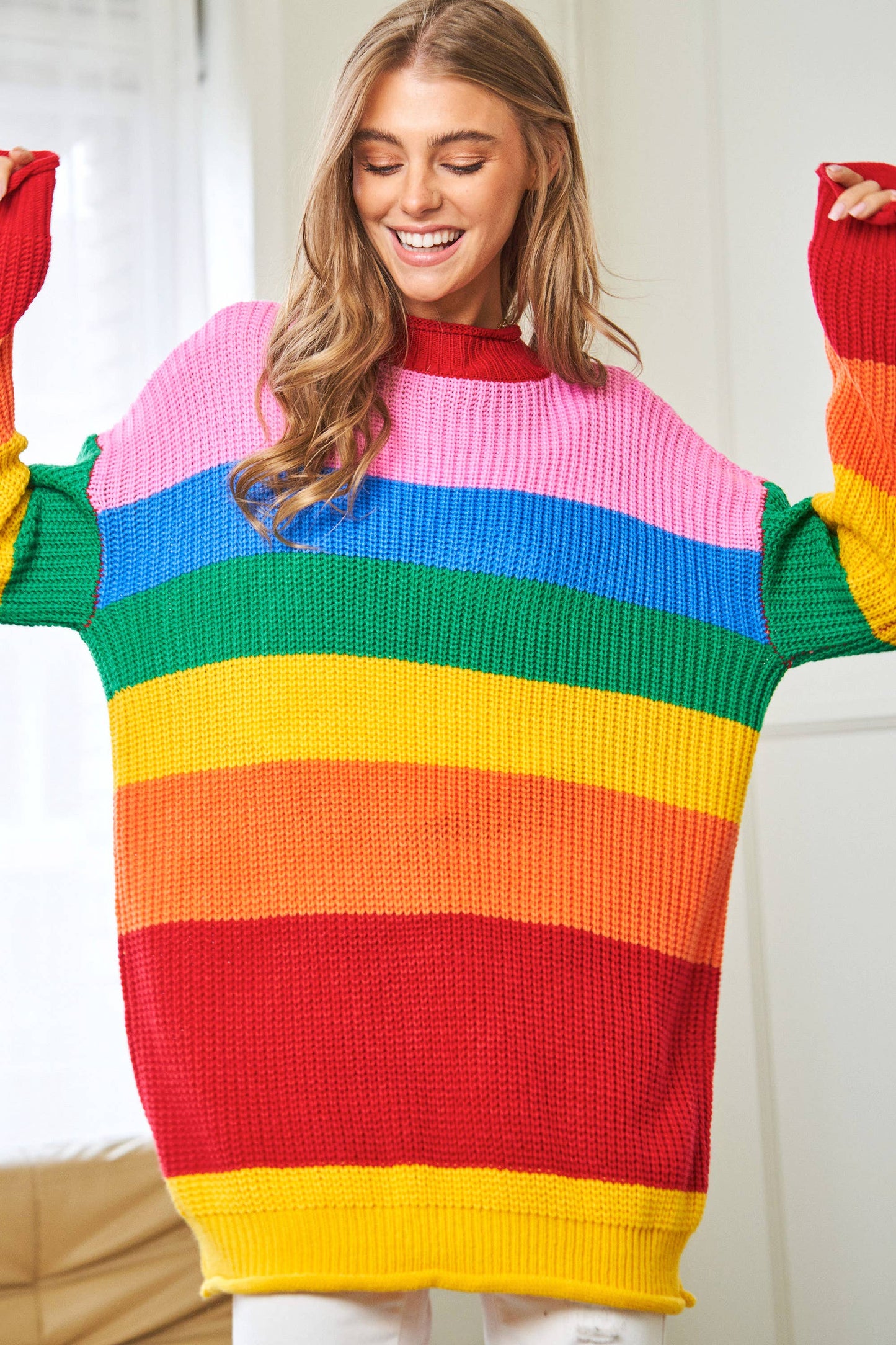 Reading Rainbow Tunic Sweater
