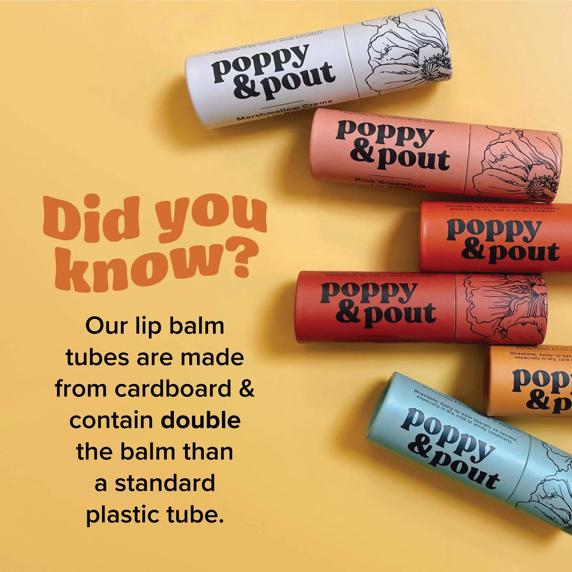 Flavored, Eco-Friendly Lip Balm