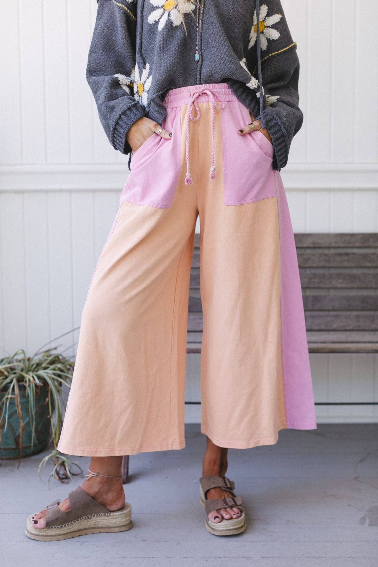Breezy Lounge Wide Leg Pants | Three Bird Nest