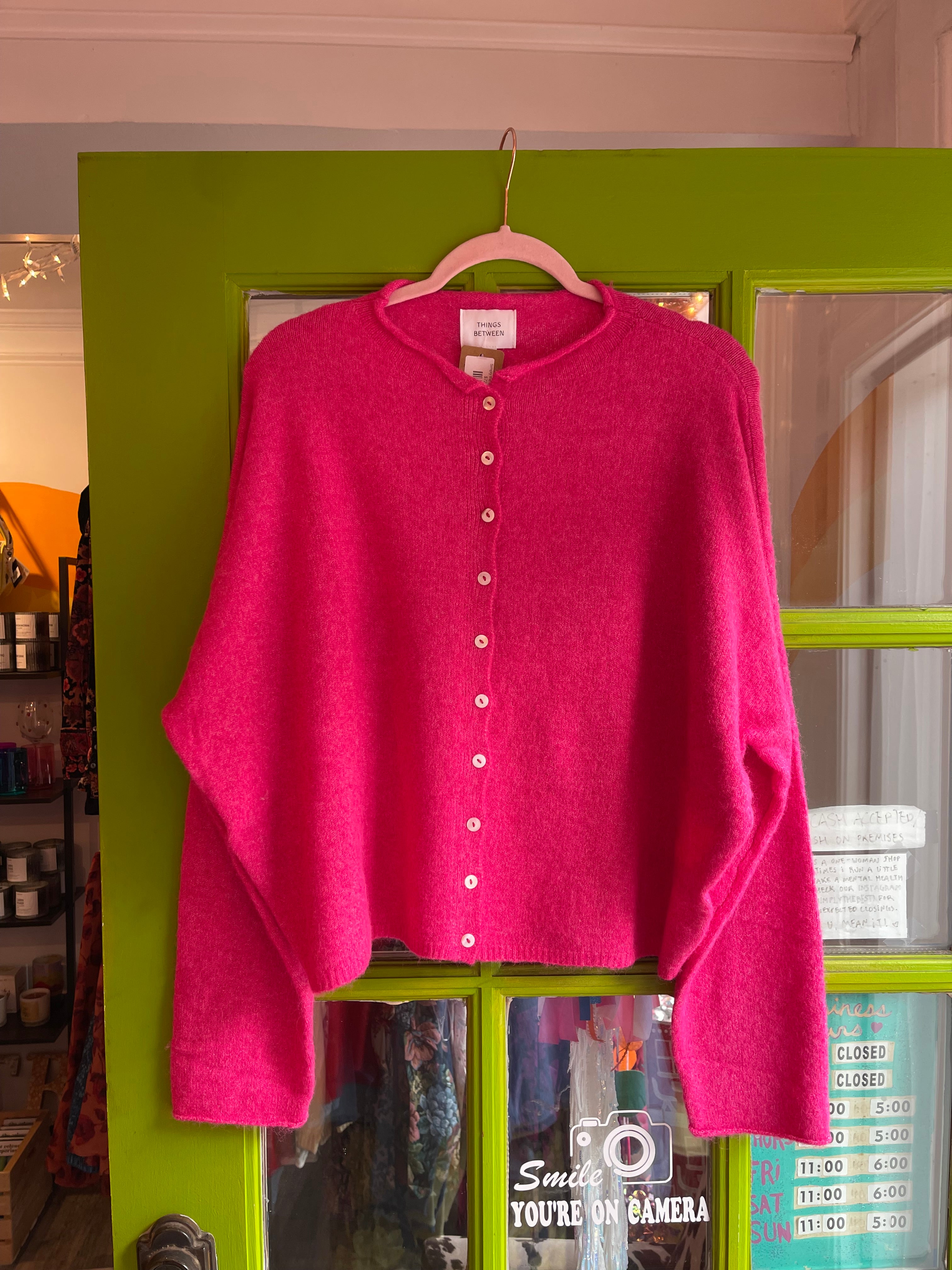 Simply the Best Cardi | Fuchsia