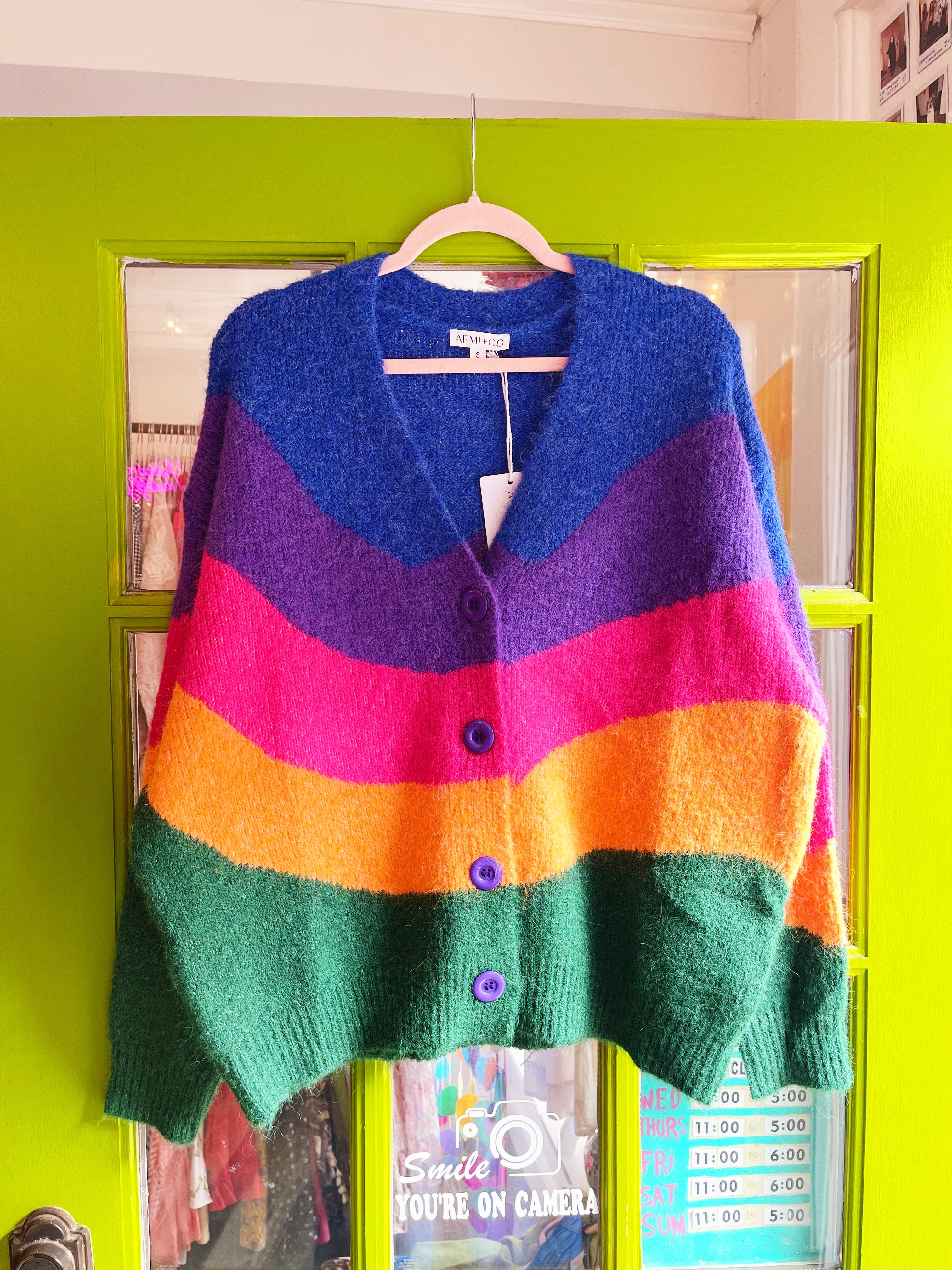 Starburst Colorblock Cardigan