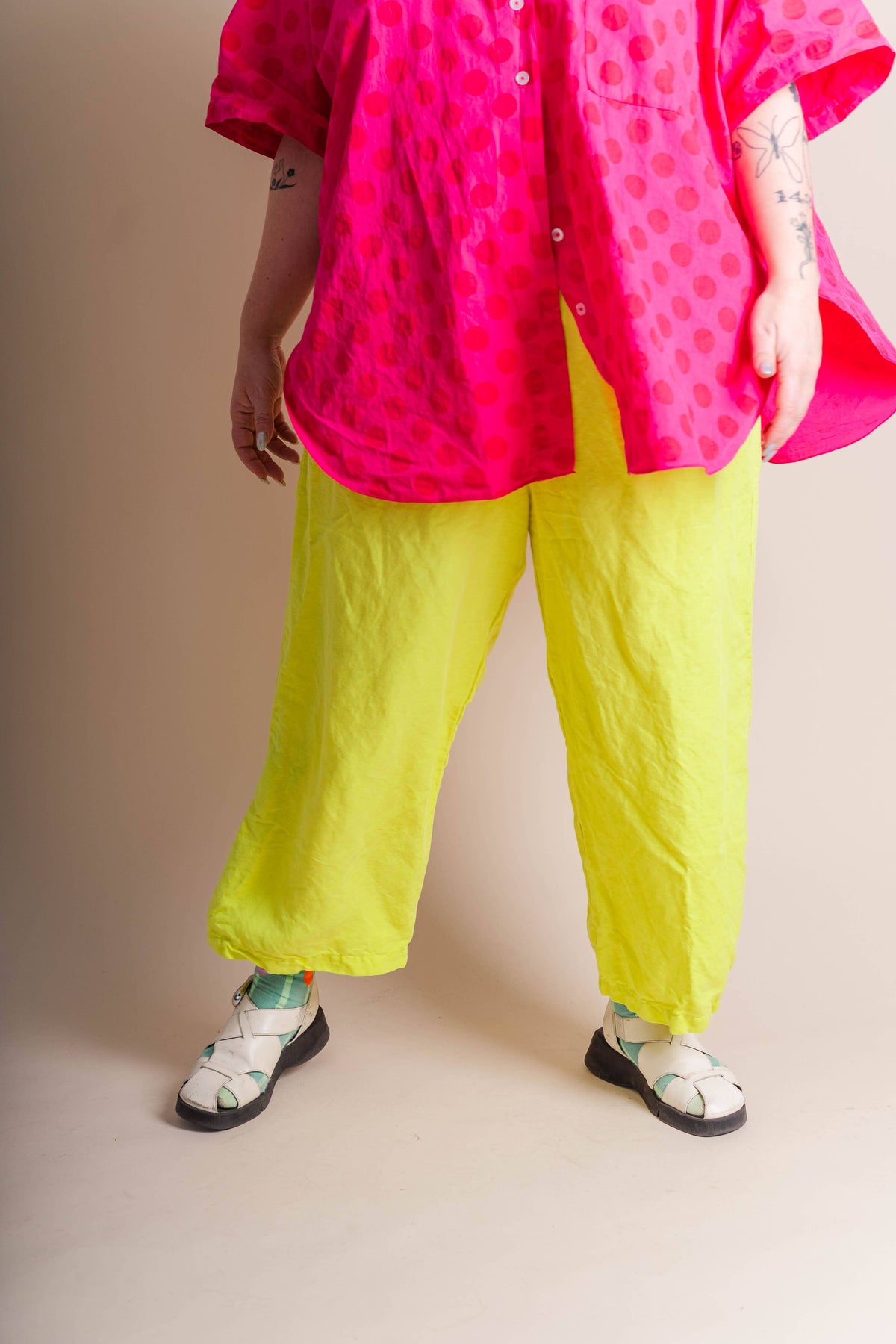Bright Yellow Linen Pant | NETTLE STUDIOS