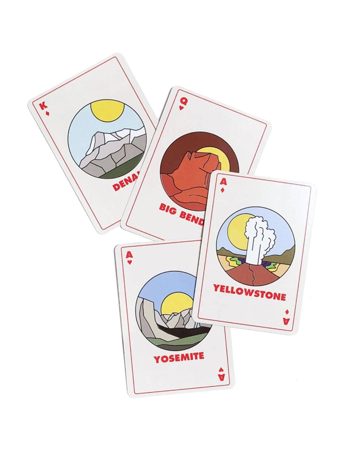 Minimalist National Park Playing Cards | PARKS PROJECT