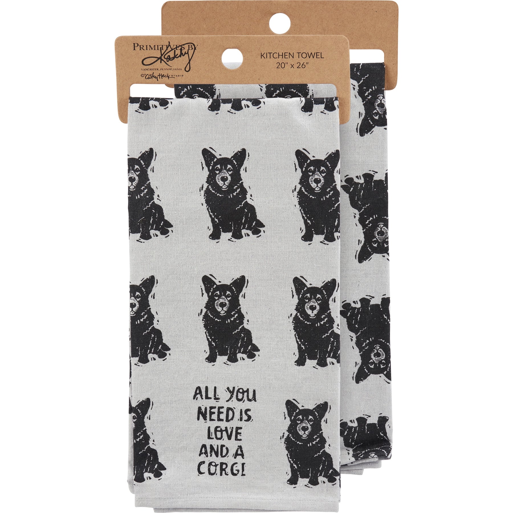 Love and a Corgi | Kitchen Towel