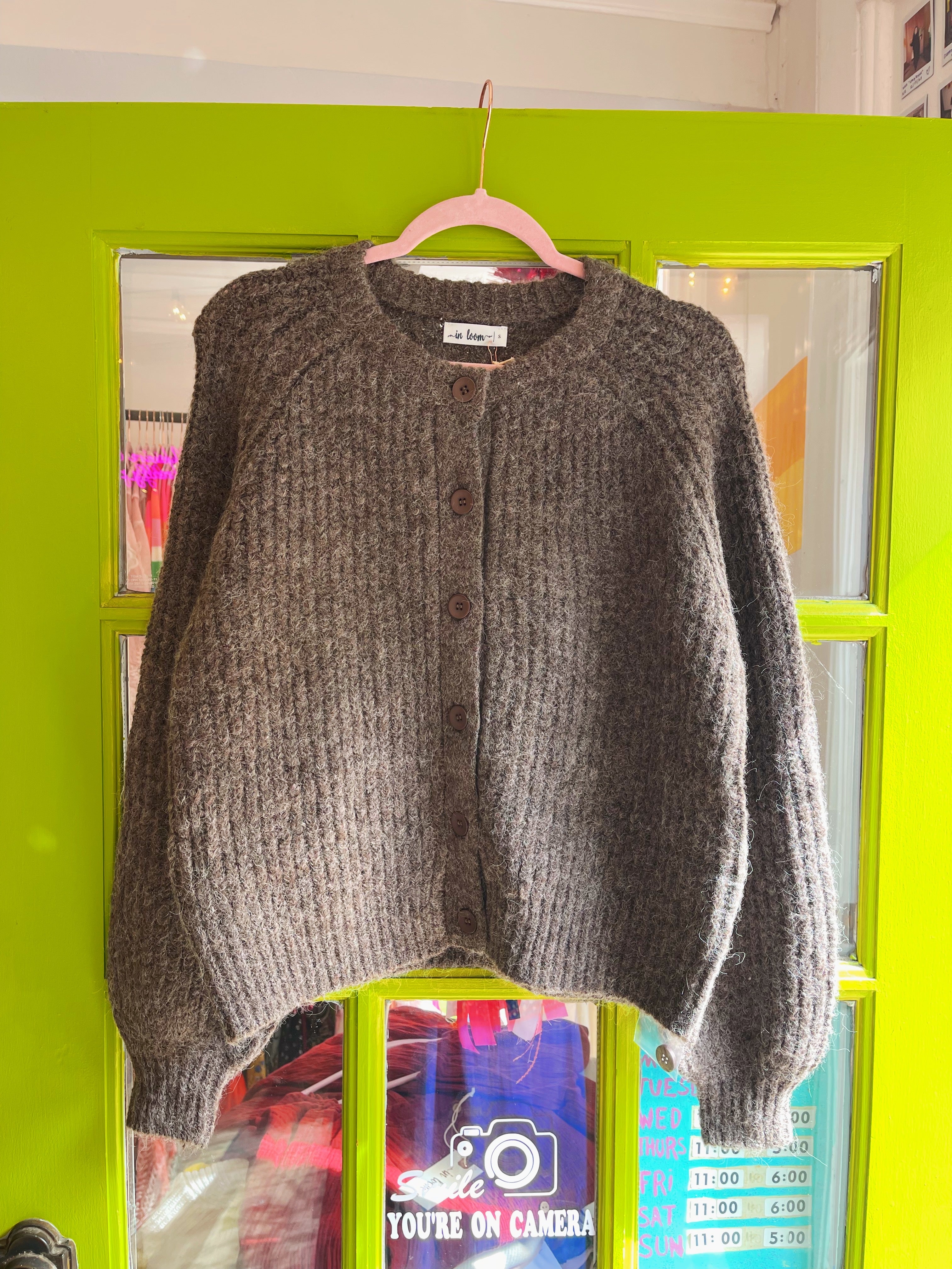 Frazzled English Woman Cardi