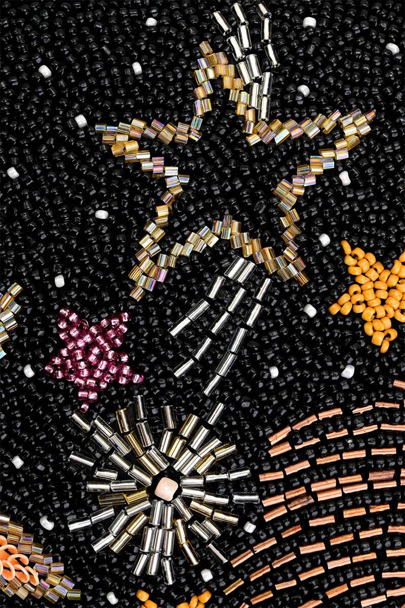 Celestial Spark Embellished Shoulder Bag