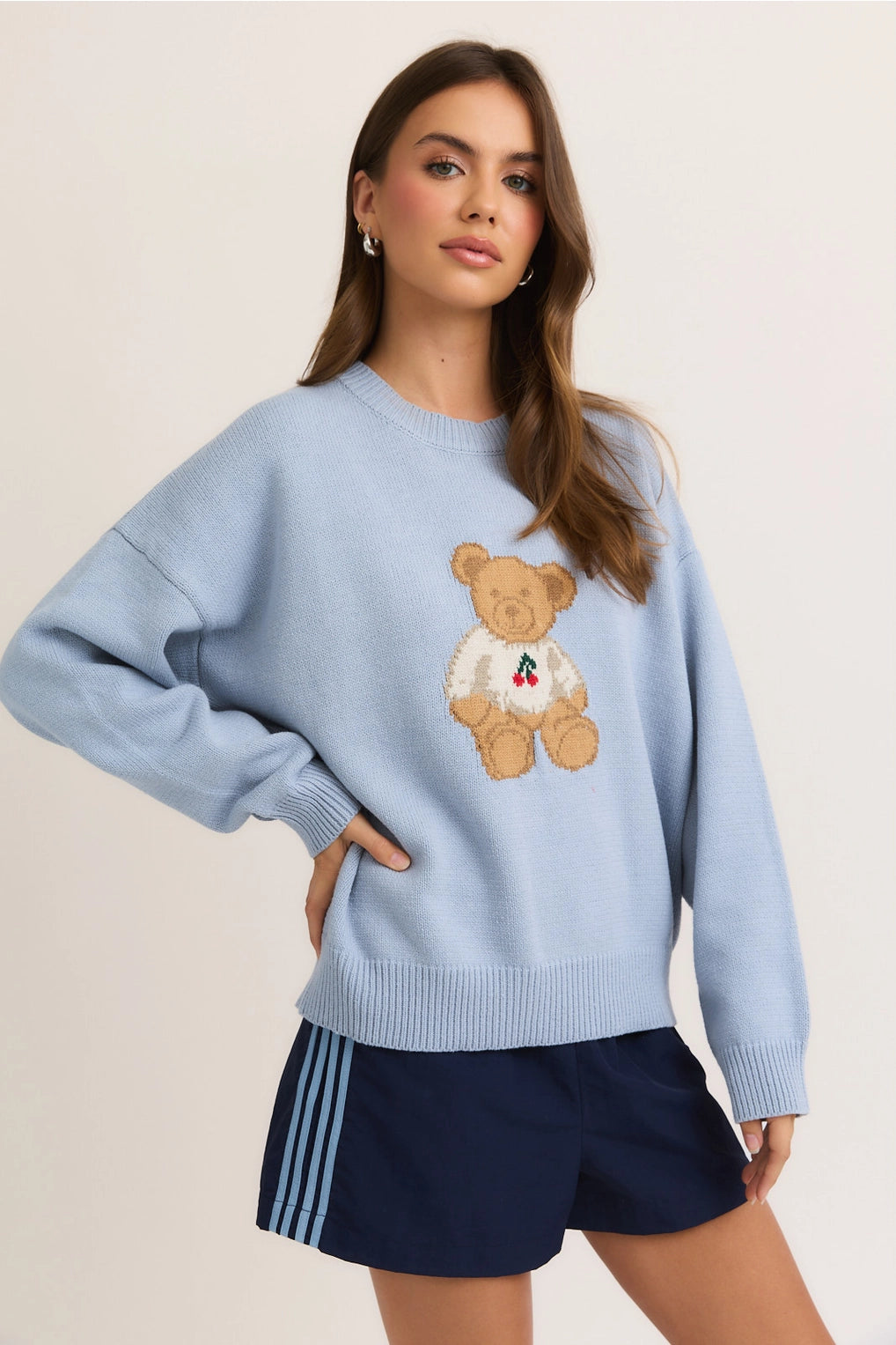 Teddy Bear Knit Pullover