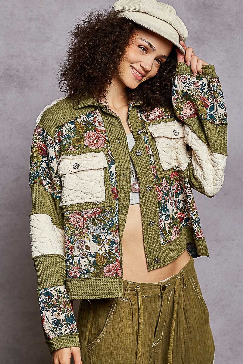 Thrifting + Coffee Date Shacket