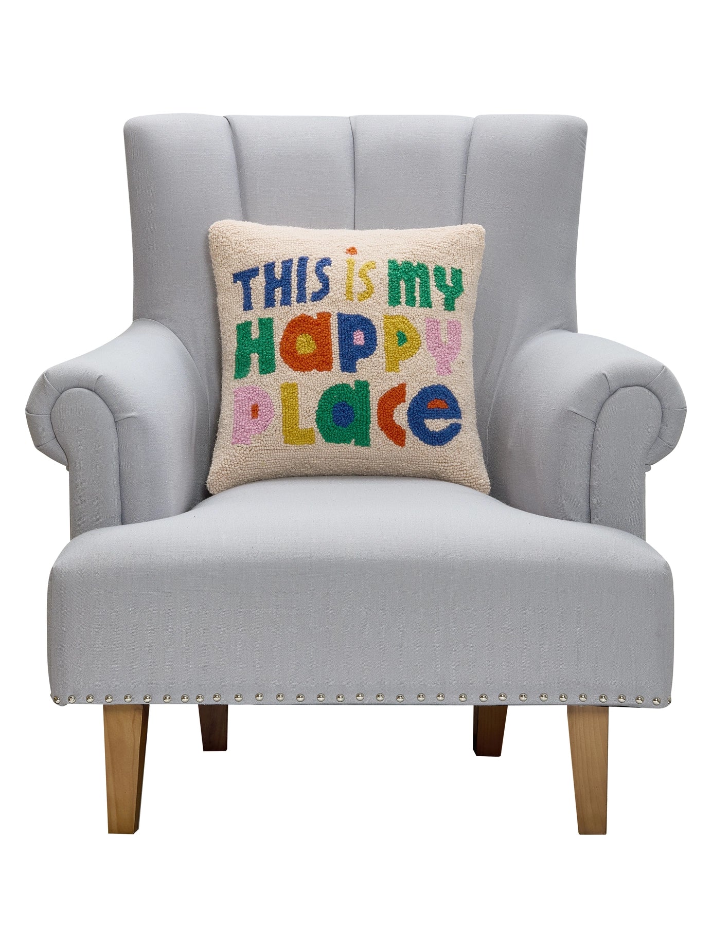 THIS IS MY HAPPY PLACE Hook Pillow