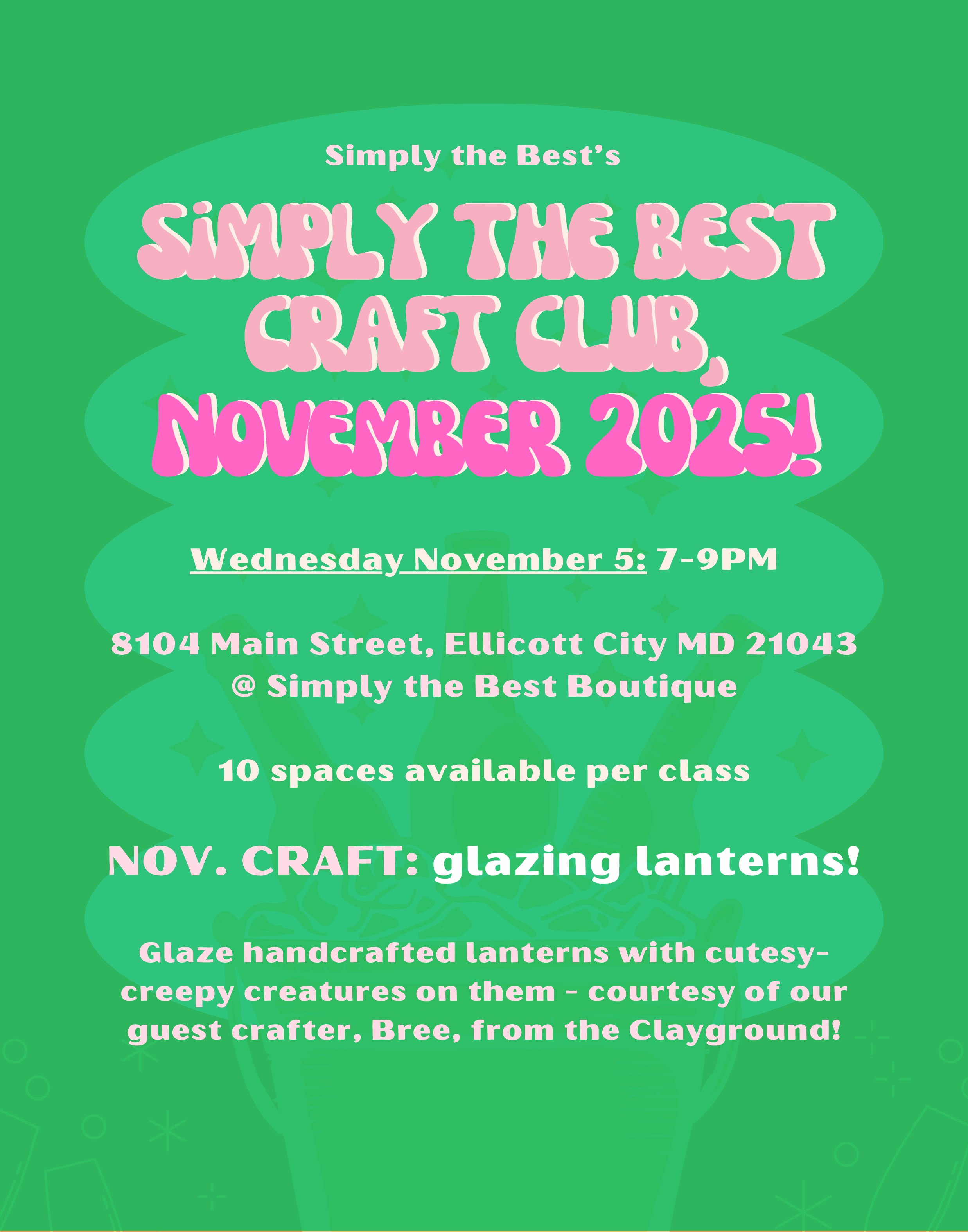 Simply the Best Craft Club - November 2025