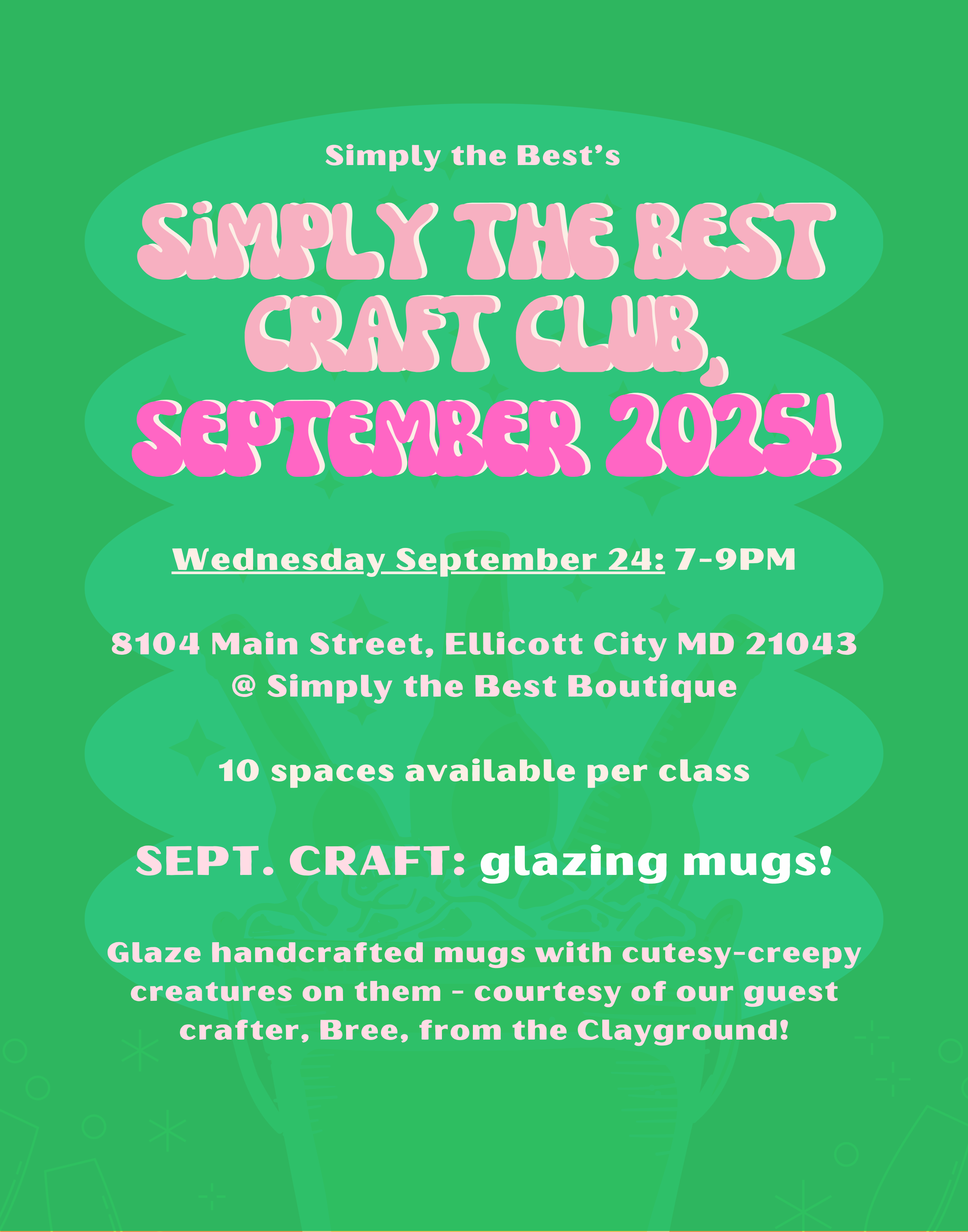 Simply the Best Craft Club - September 2025