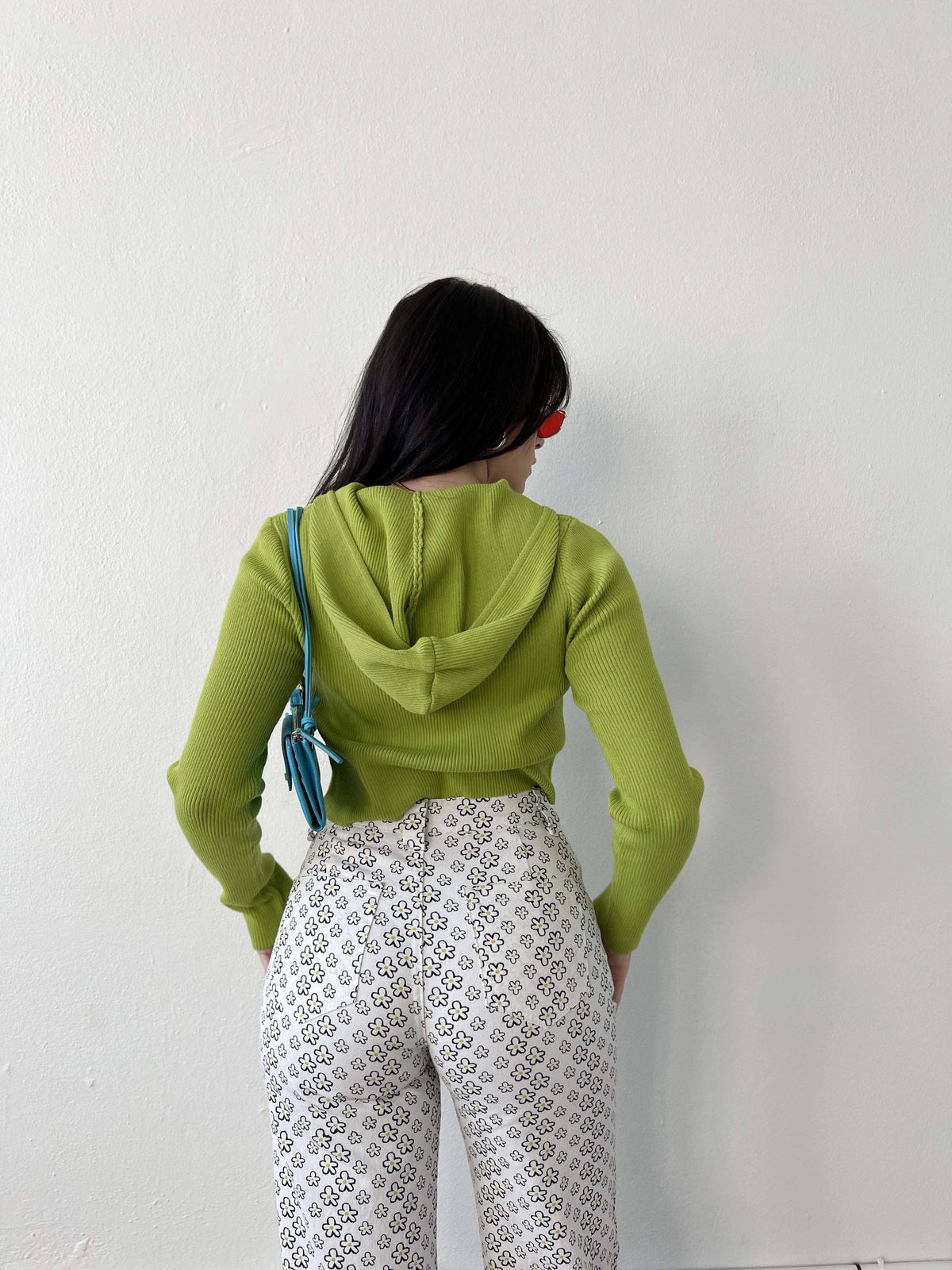 Cropped Zip-Up Hoodie