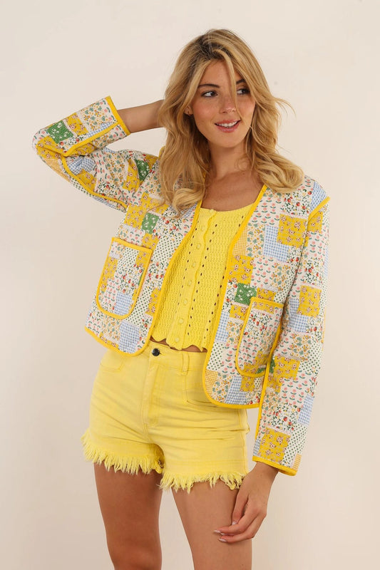 Quilted Citron Jacket
