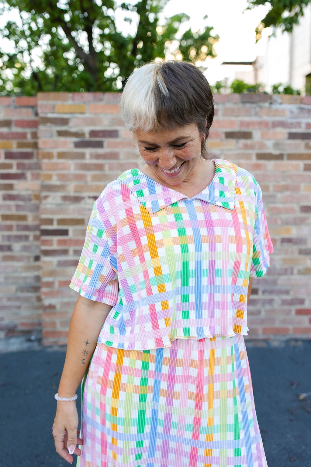 Get Noticed Plisse Top | TABY ORIGINALS