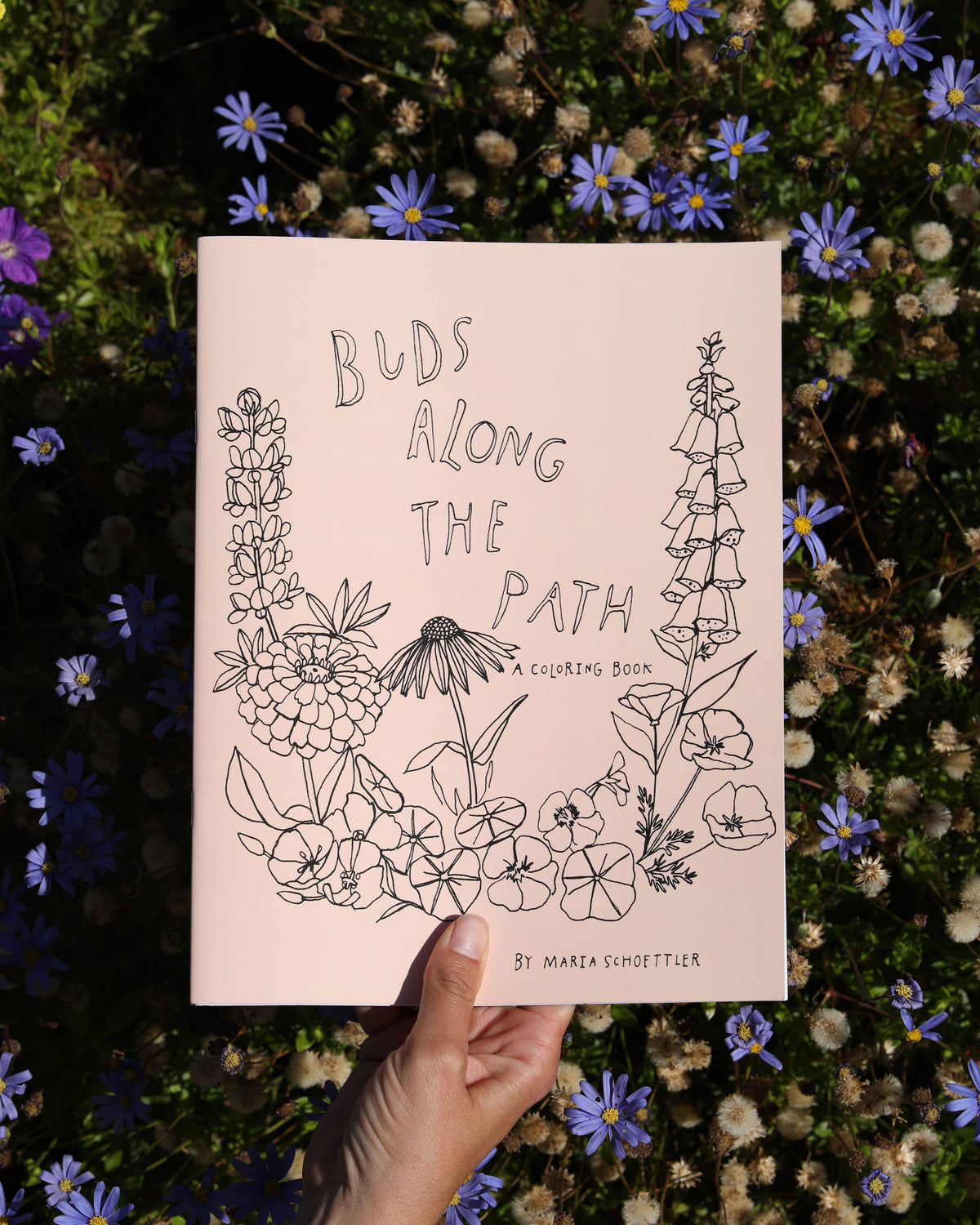 Buds Along the Path Coloring Book