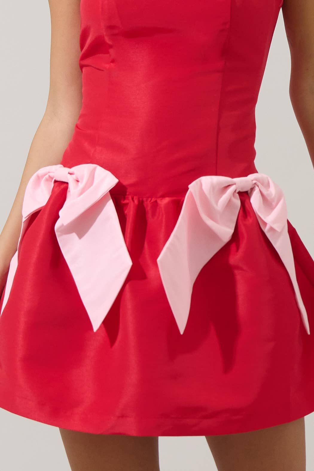 Noretta Bow Sleeveless Mini Dress