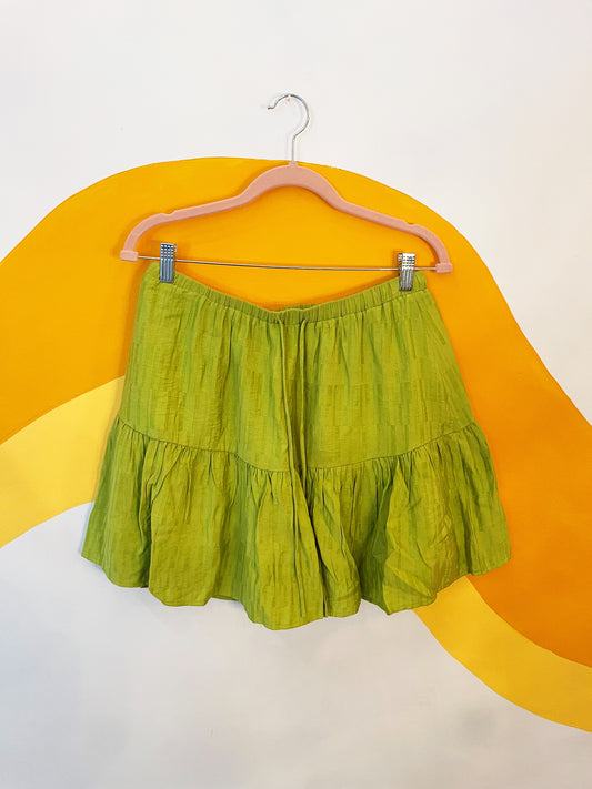 Green Miniskirt | PRE-LOVED