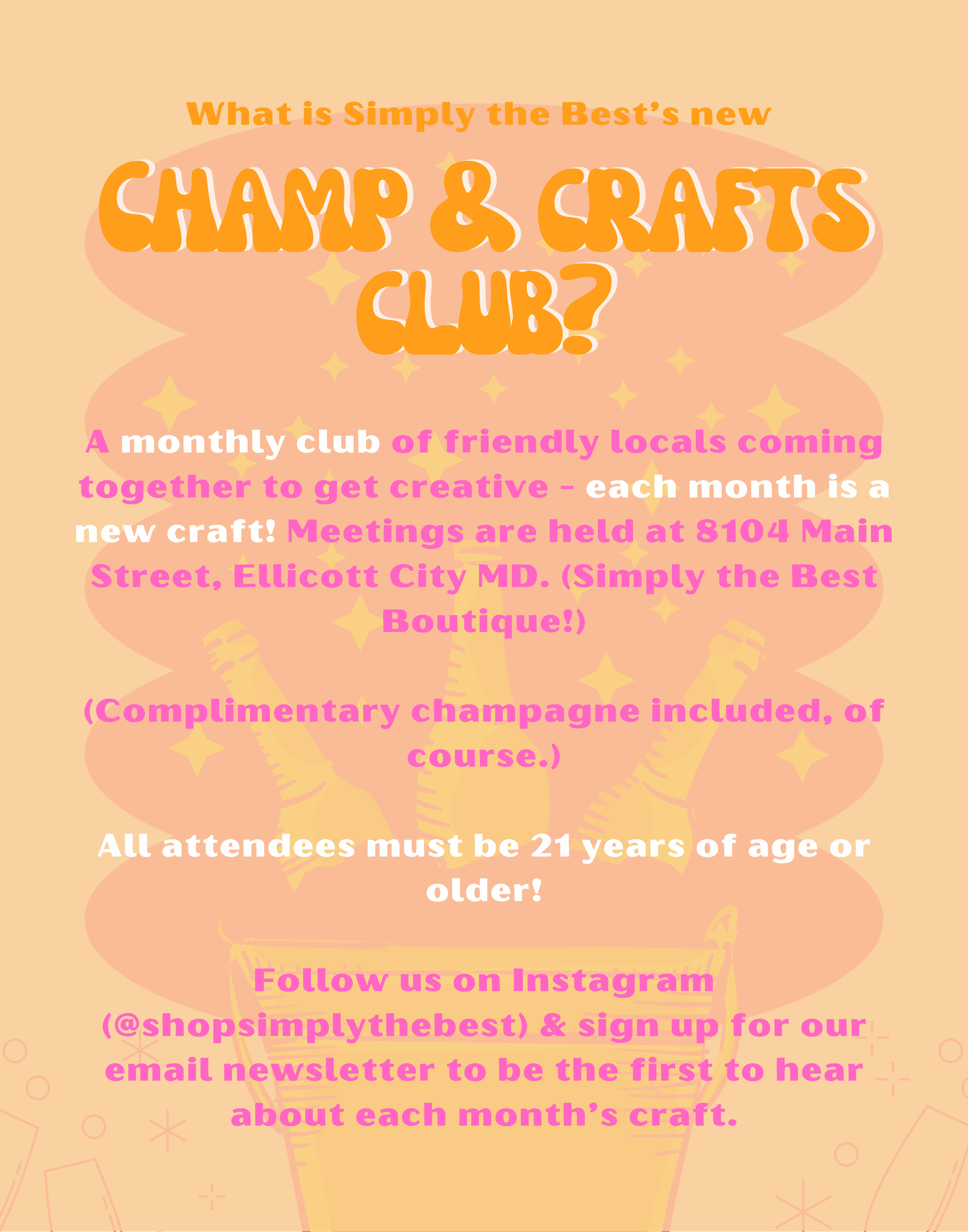 Champ & Crafts Club - April 2024
