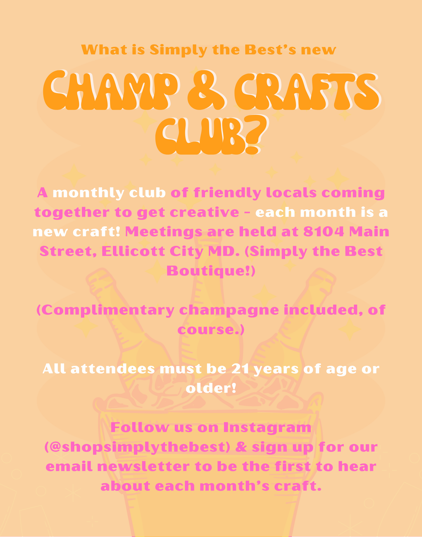 Champ & Crafts Club - March 2024