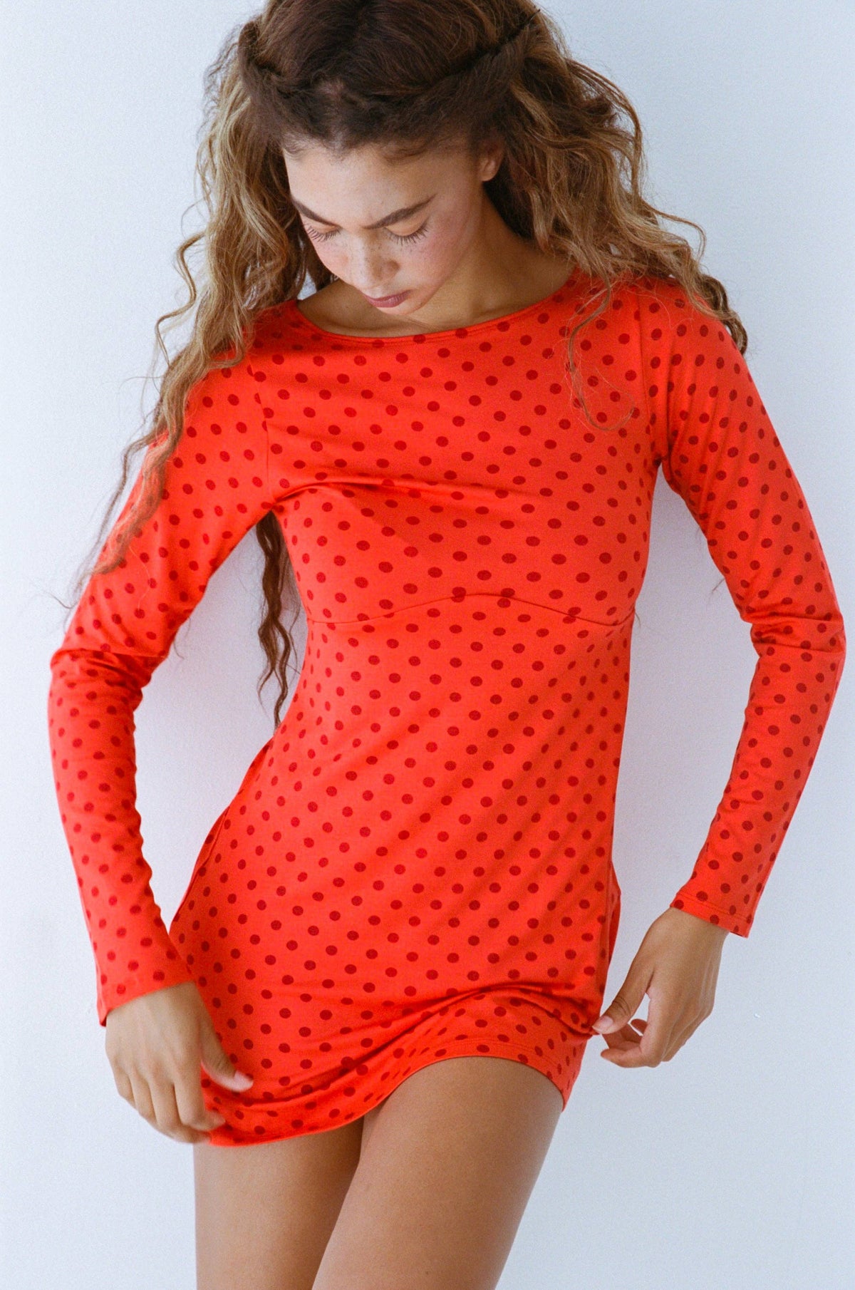 BOATNECK DRESS (CHILI PEPPER) | Rat Boi