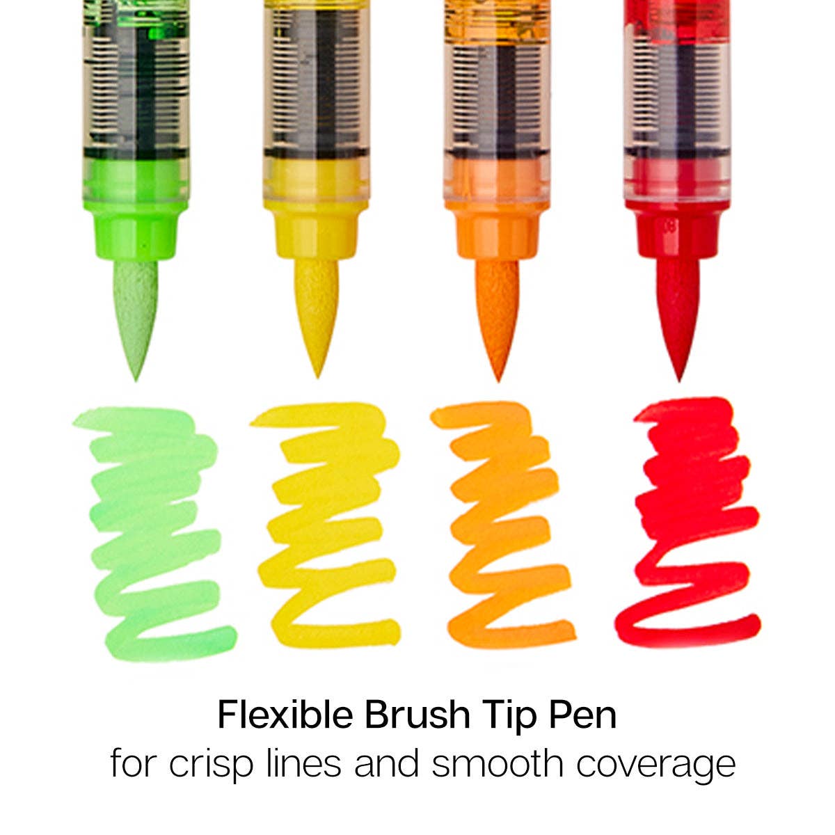 PRO Acrylic Paint Brush Pens - 12 Classic Colors | KINGART