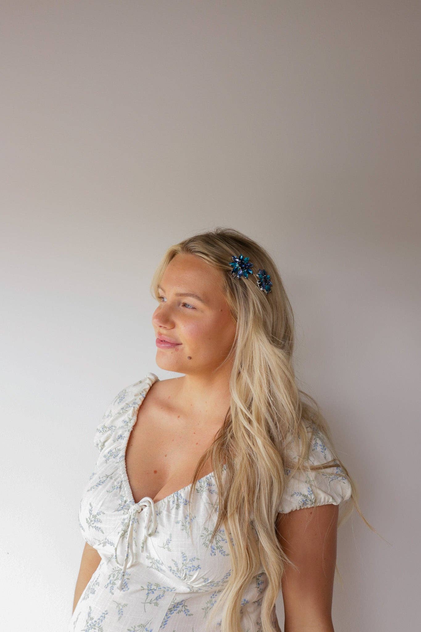 GEMSTONE FLOWER CLIPS | KAXI