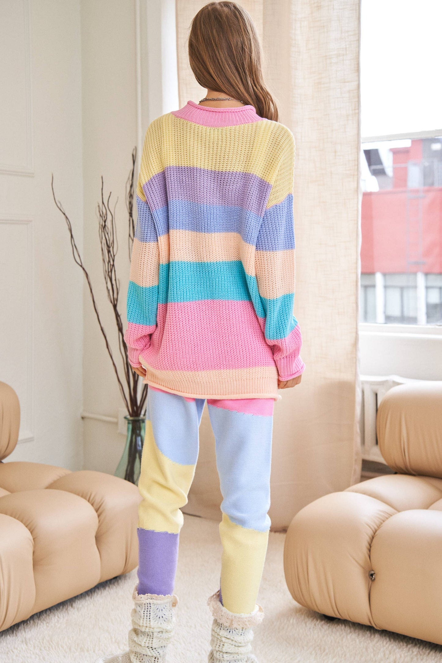Reading Rainbow Tunic Sweater