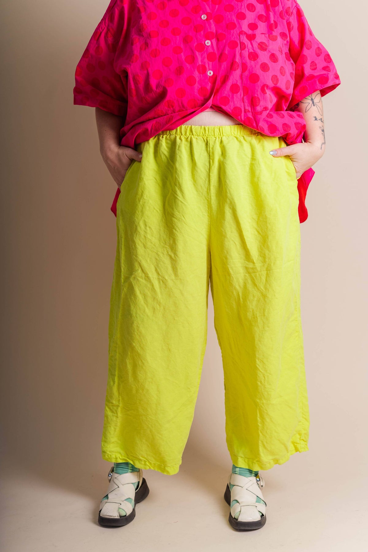 Bright Yellow Linen Pant | NETTLE STUDIOS