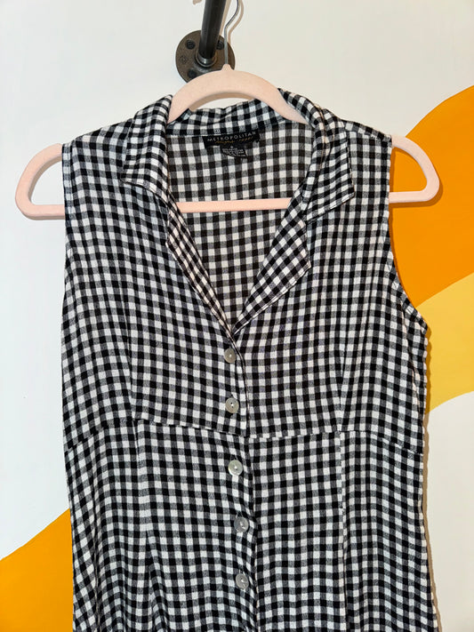Gingham Collared Dress | PRE-LOVED