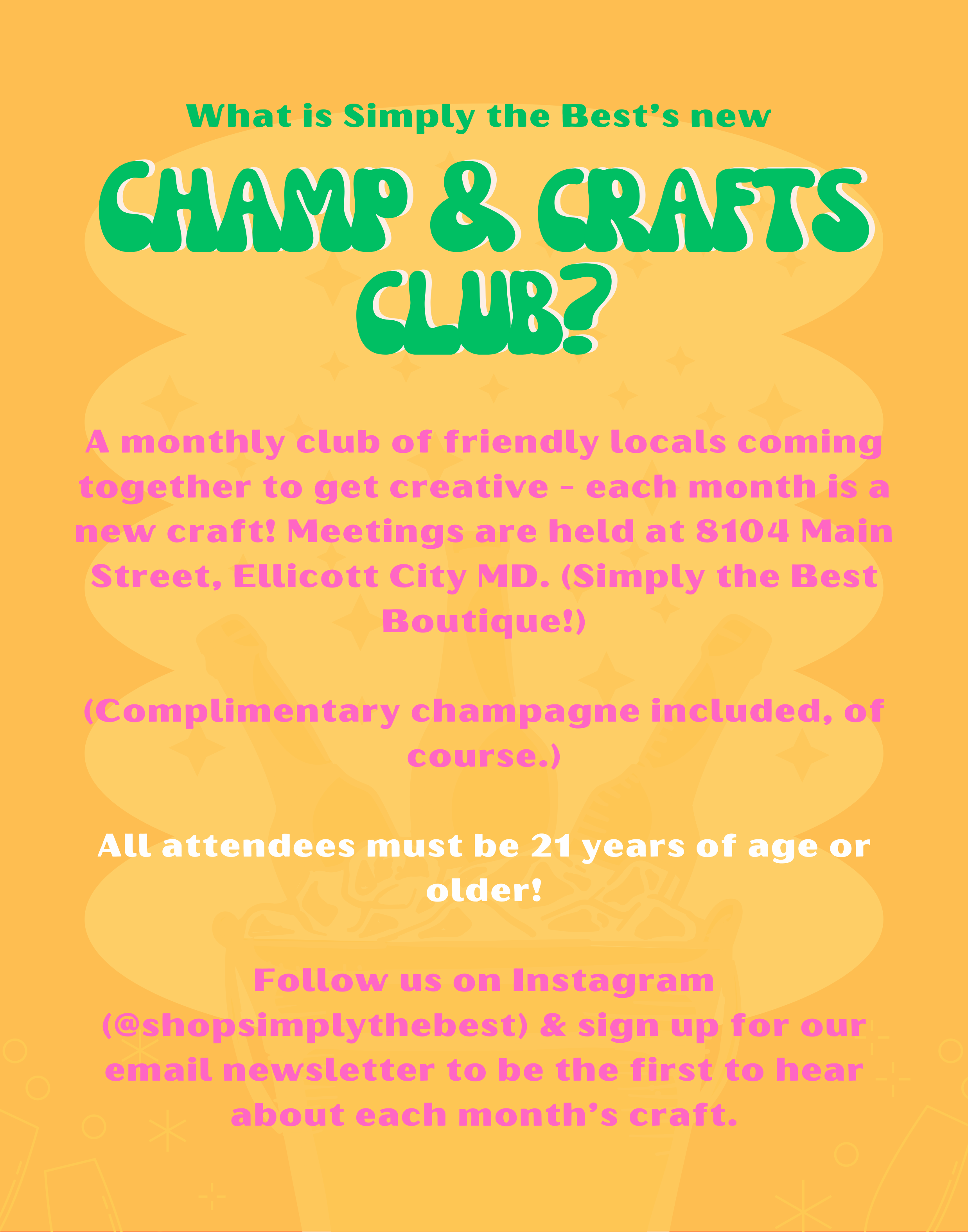 Champ & Crafts Club - January 2025