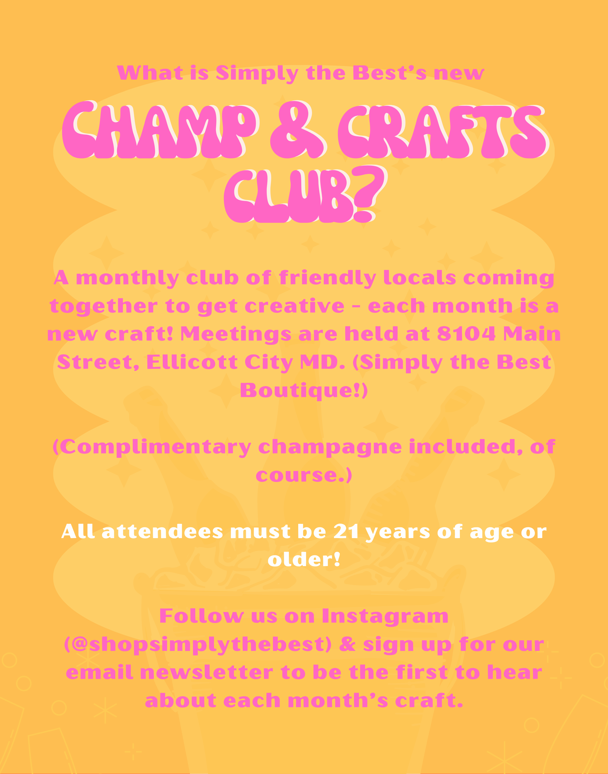 Champ & Crafts Club - March 2025