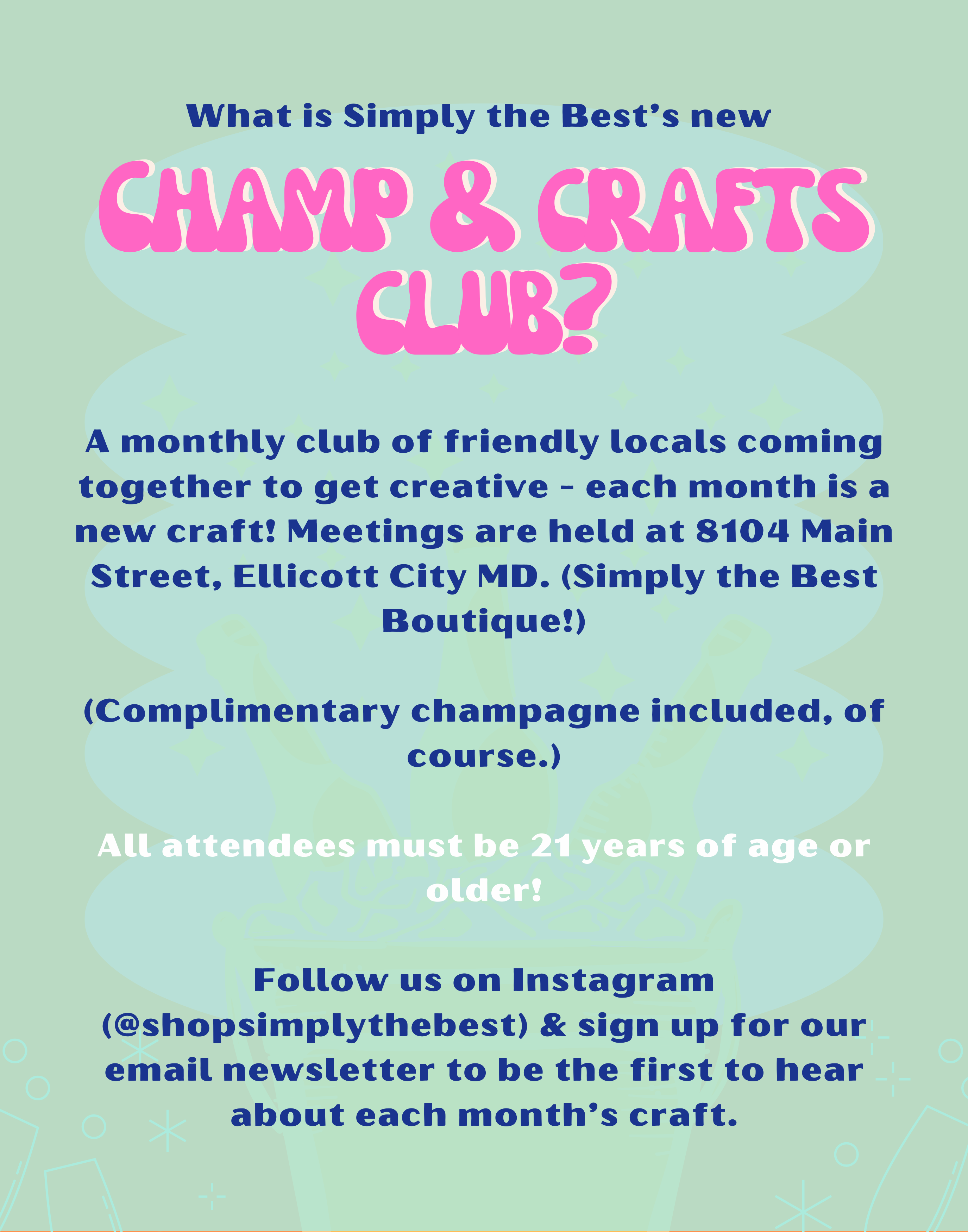 Champ & Crafts Club - November 2024