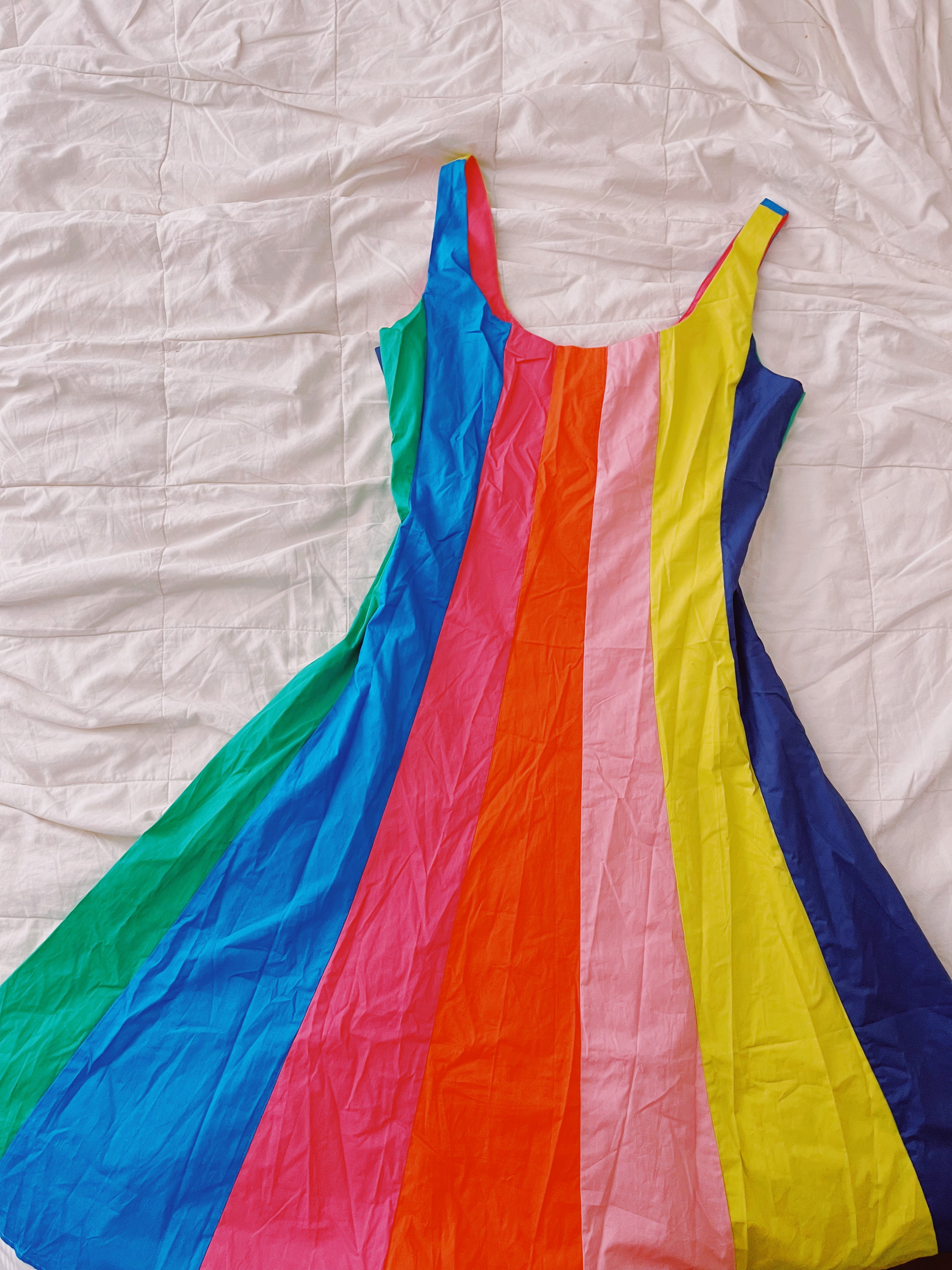 Rainbow Road Midi Dress