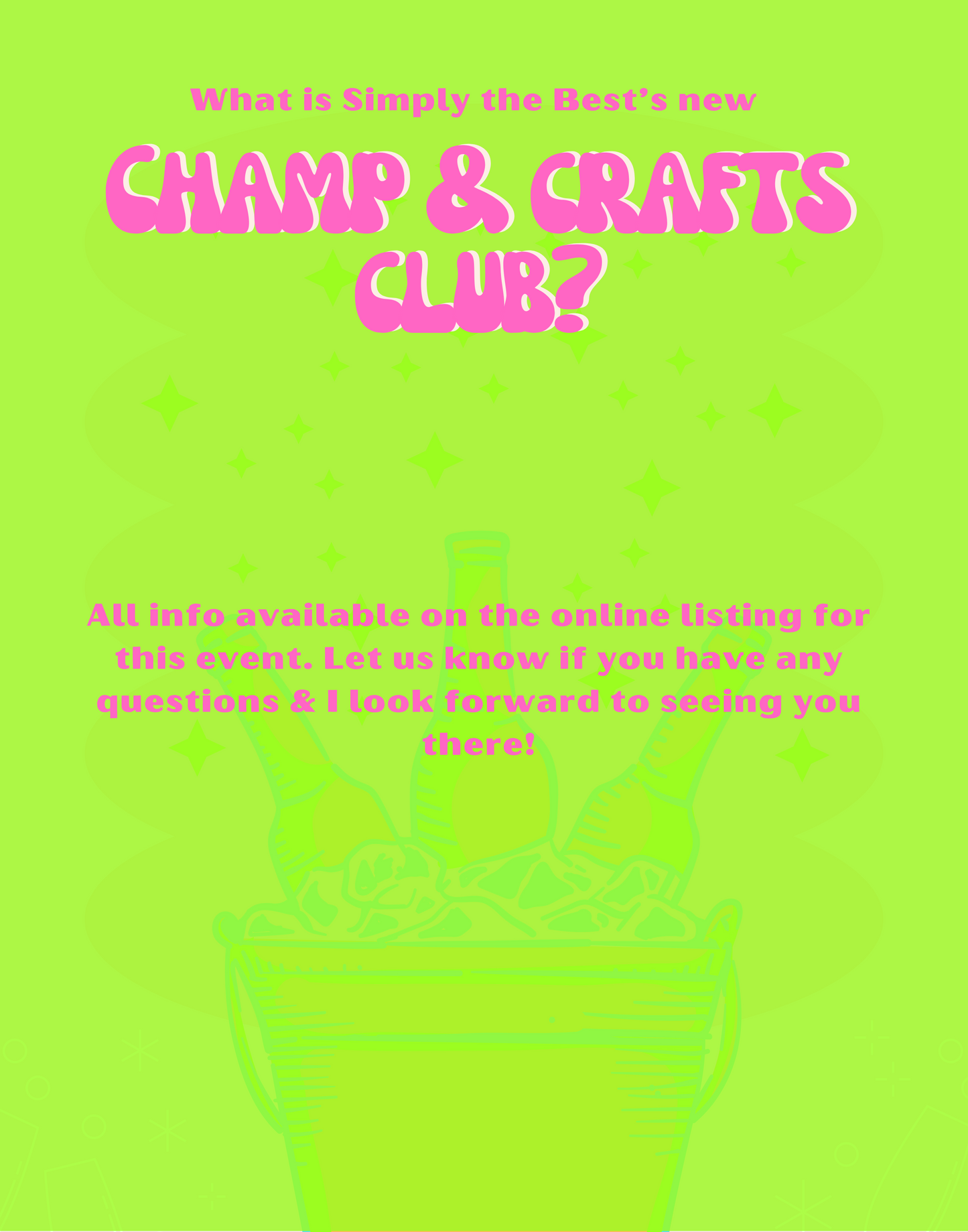 Champ & Crafts Club - May 2024