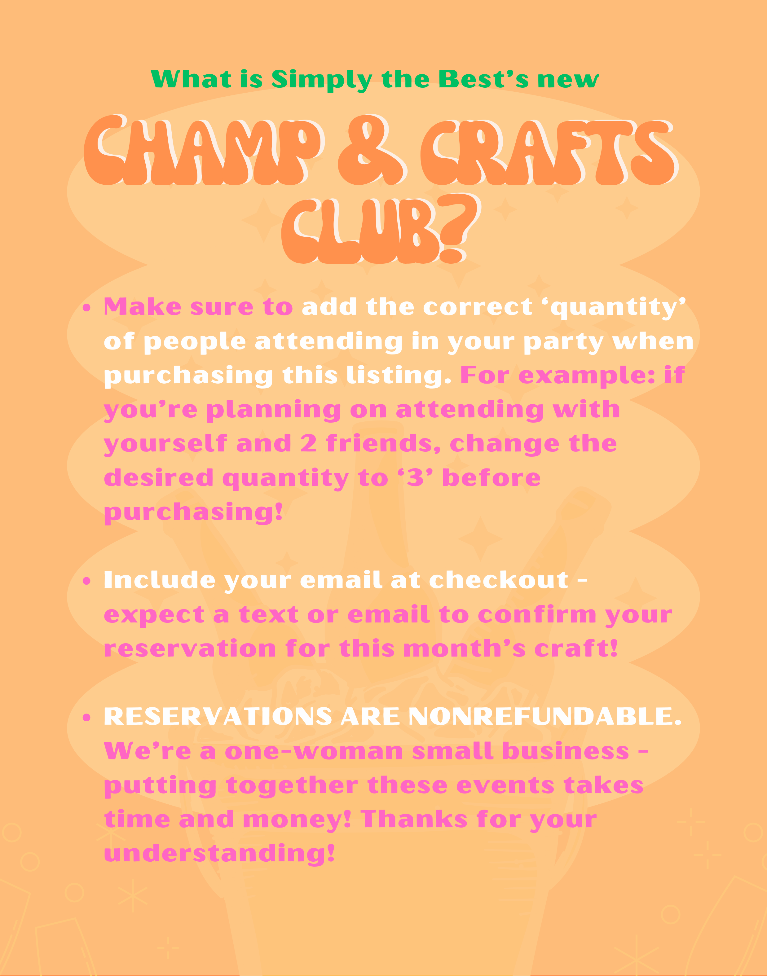 Champ & Crafts Club - January 2025