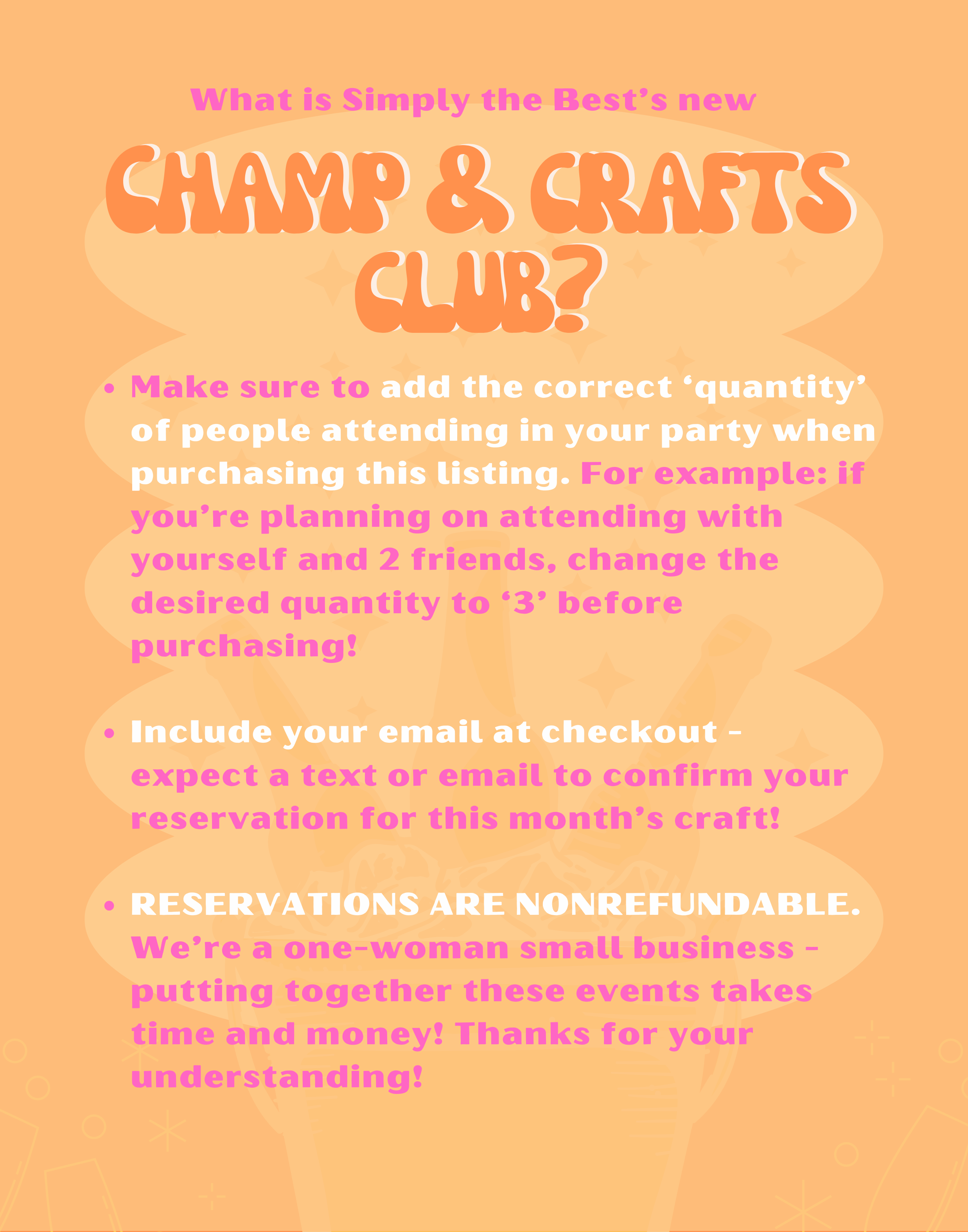 Champ & Crafts Club - March 2025