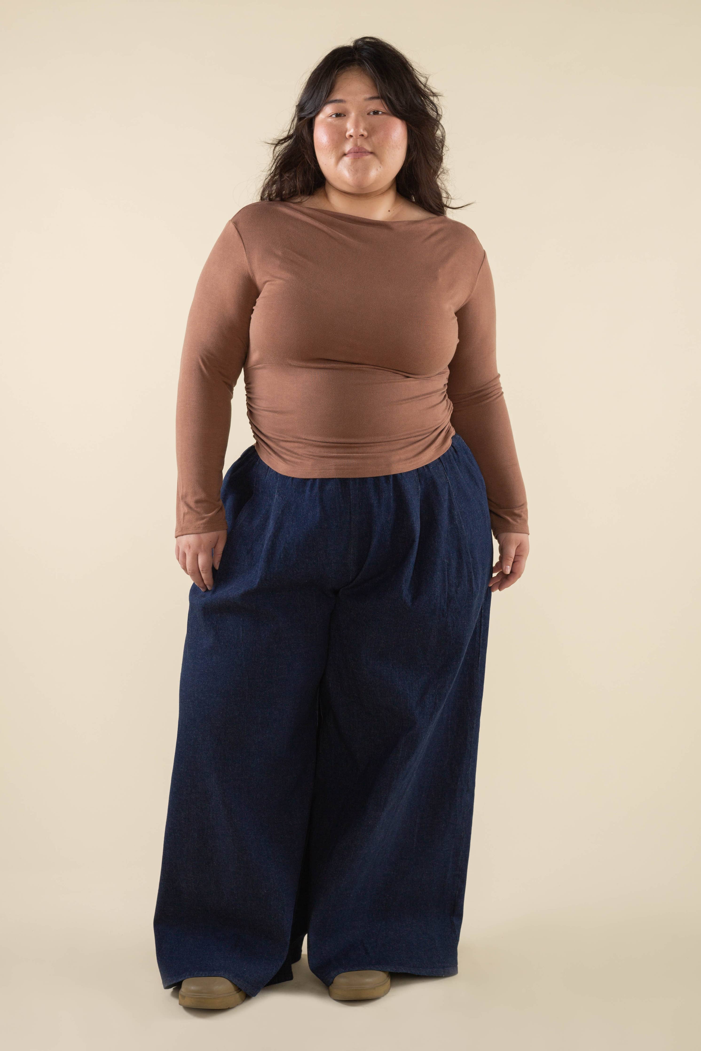 Beaudry Pre-Shrunk Wide Leg Denim Pant