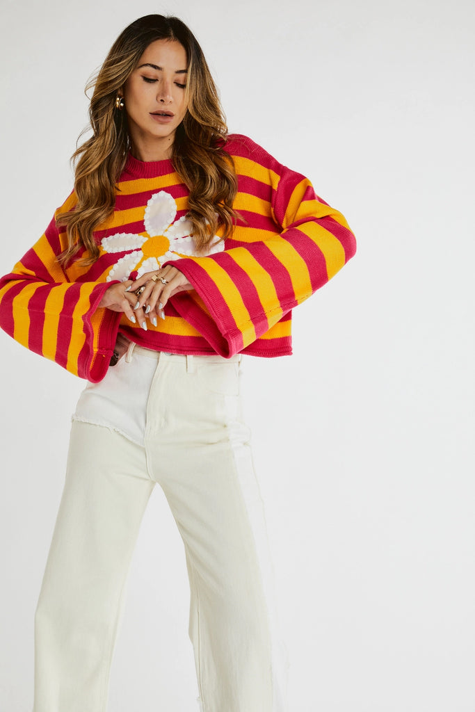 Daisy Scout Sweater - Rouge