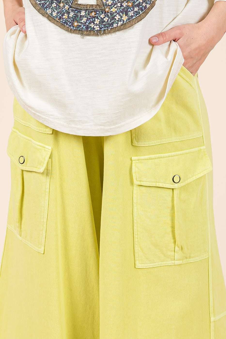 Buttercup Terry Cargo Pants