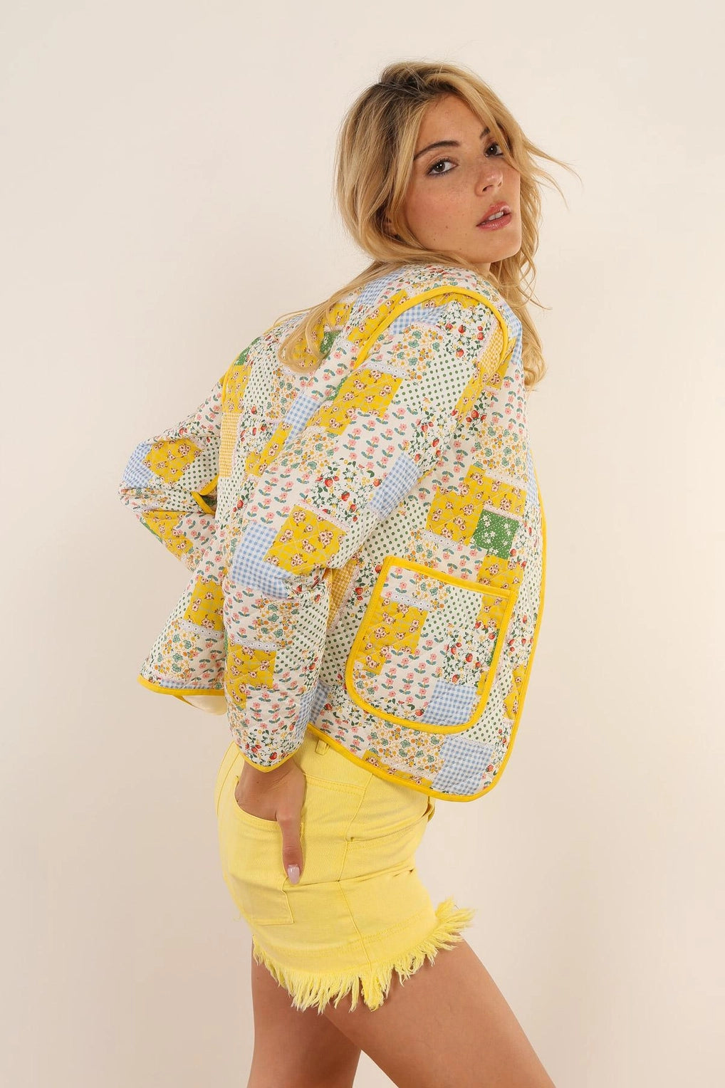 Quilted Citron Jacket