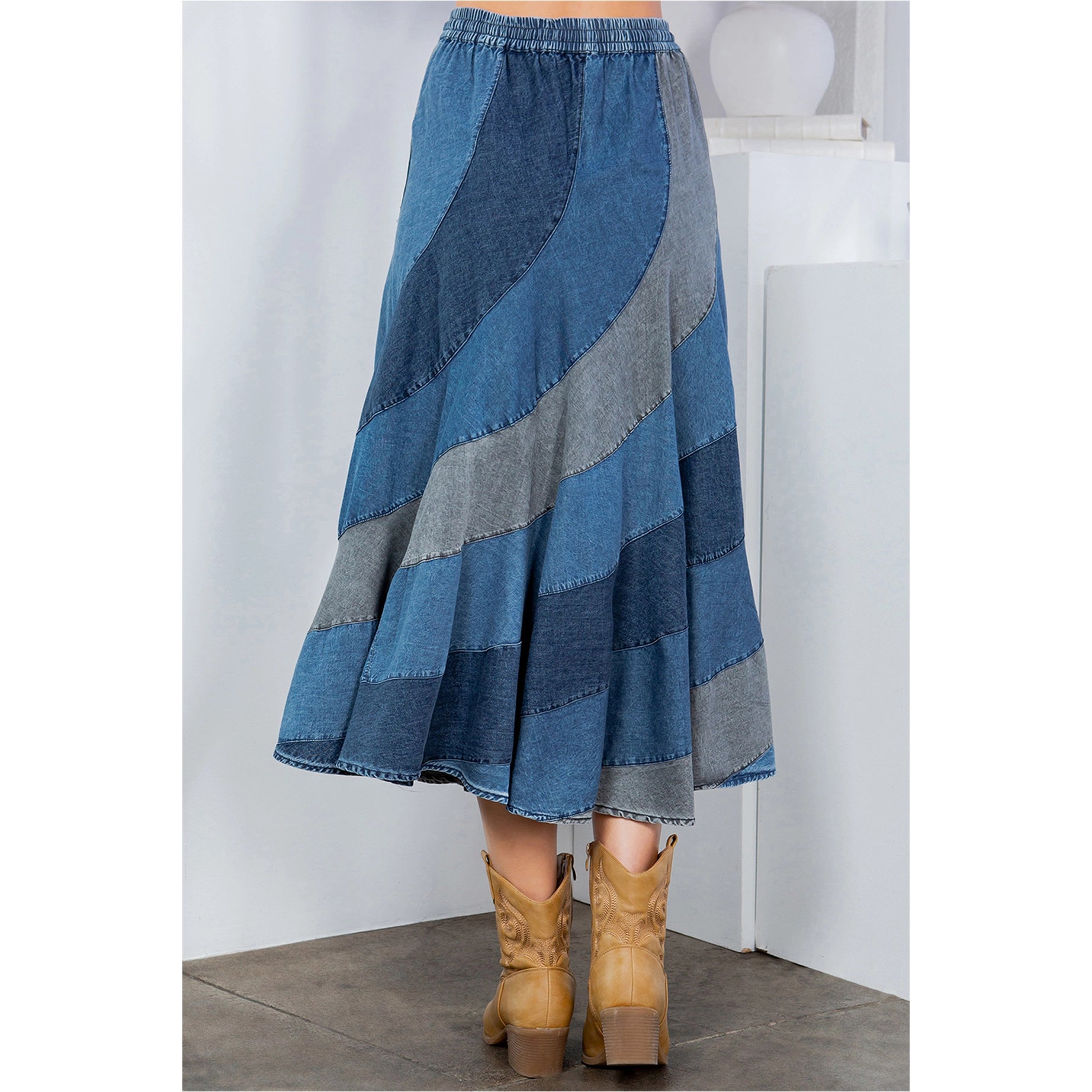 Ridin' Sidesaddle Midi Skirt