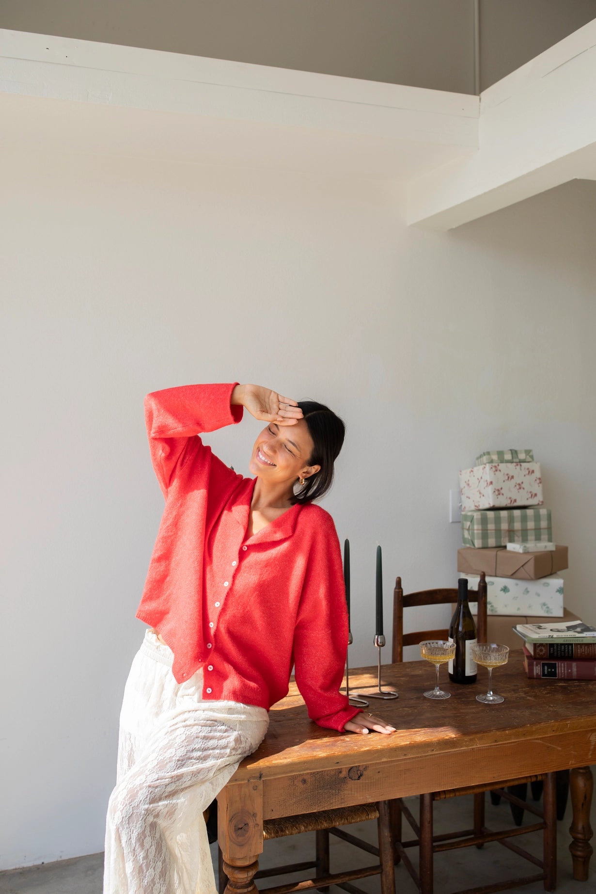 Simply the Best Cardi | Red