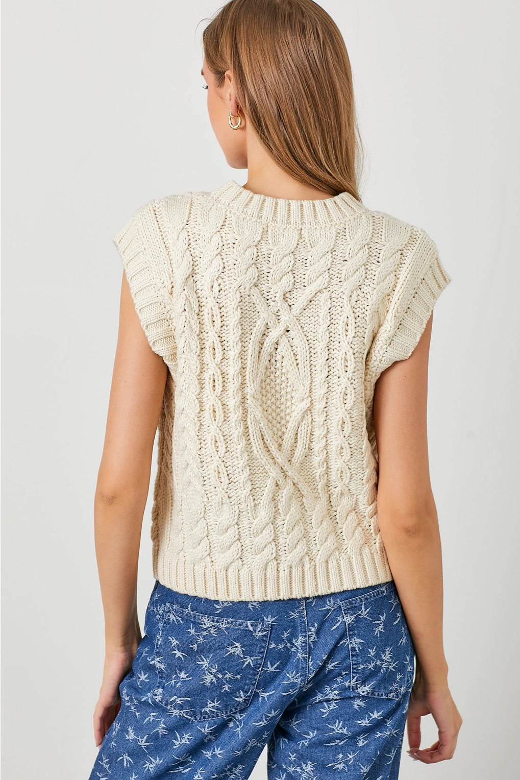 Rory Gilmore Cableknit Vest