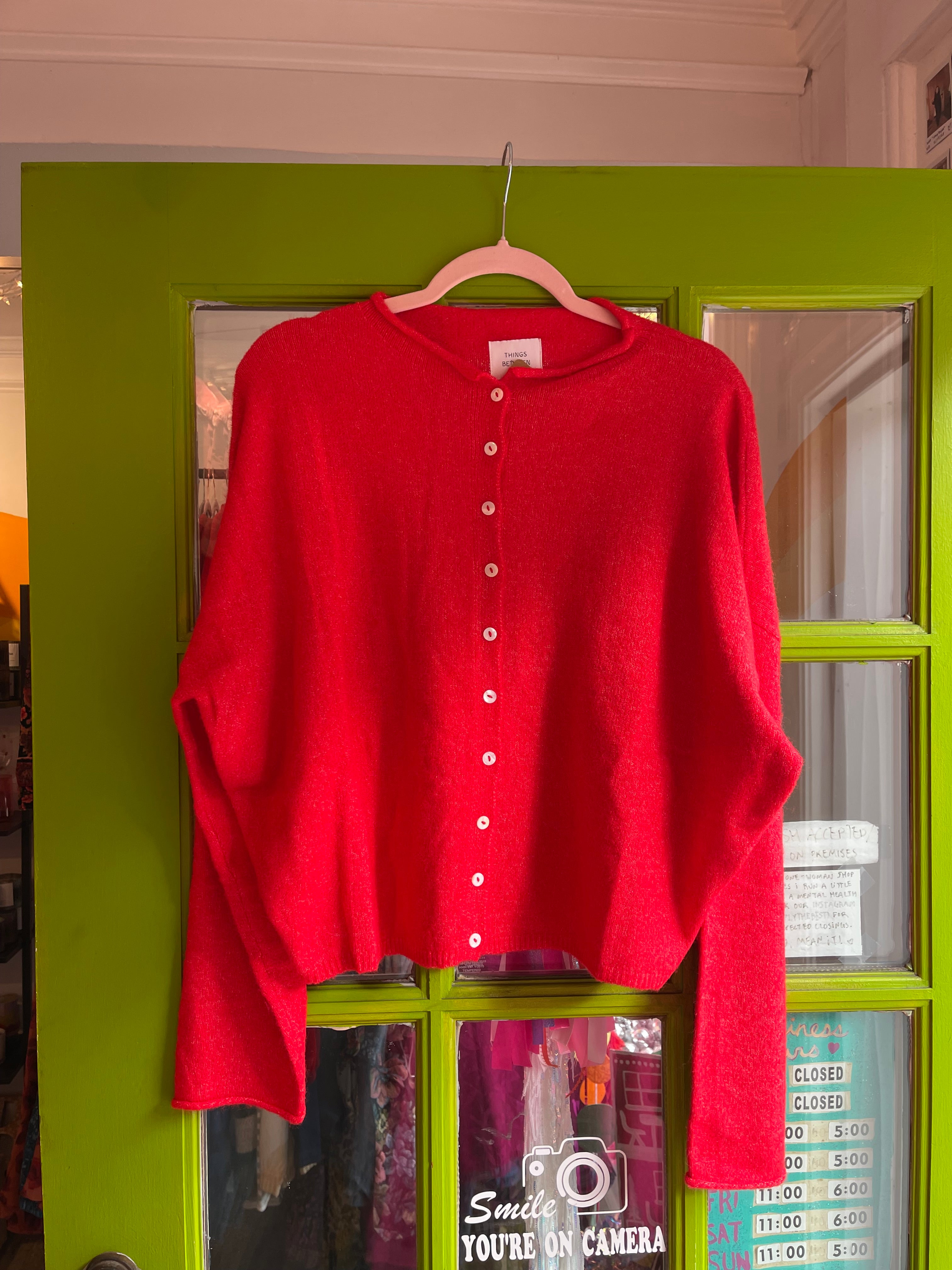 Simply the Best Cardi | Red
