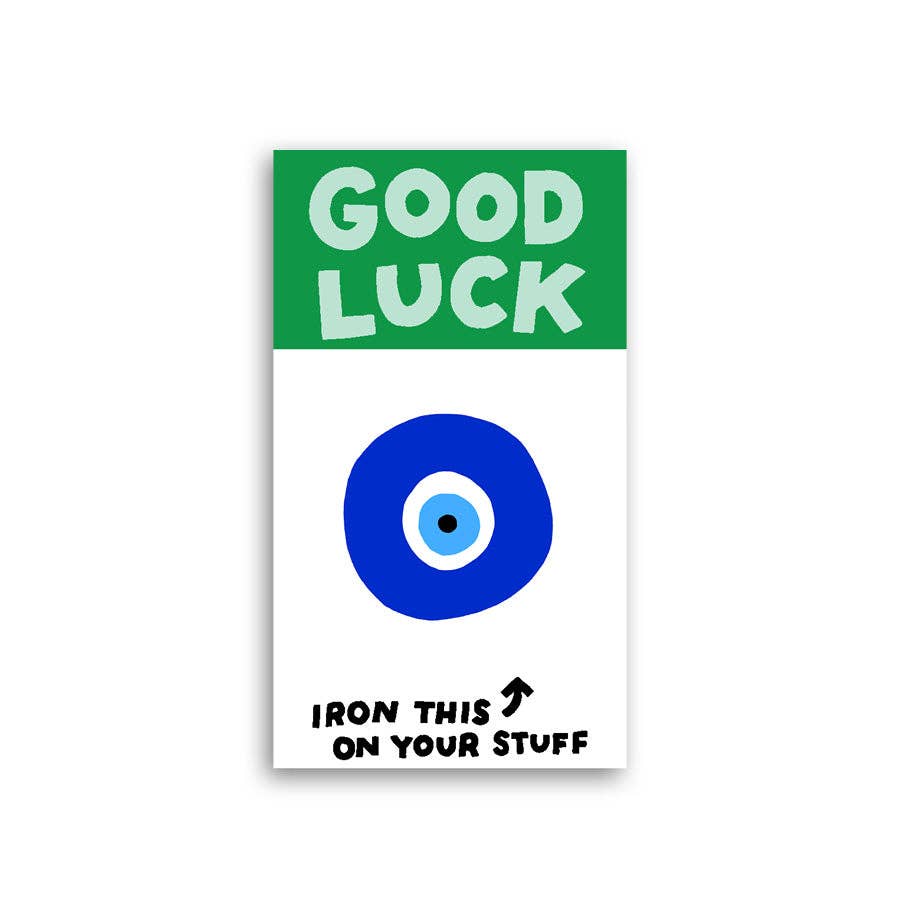 IRON-ON APPLIQUE Evil Eye