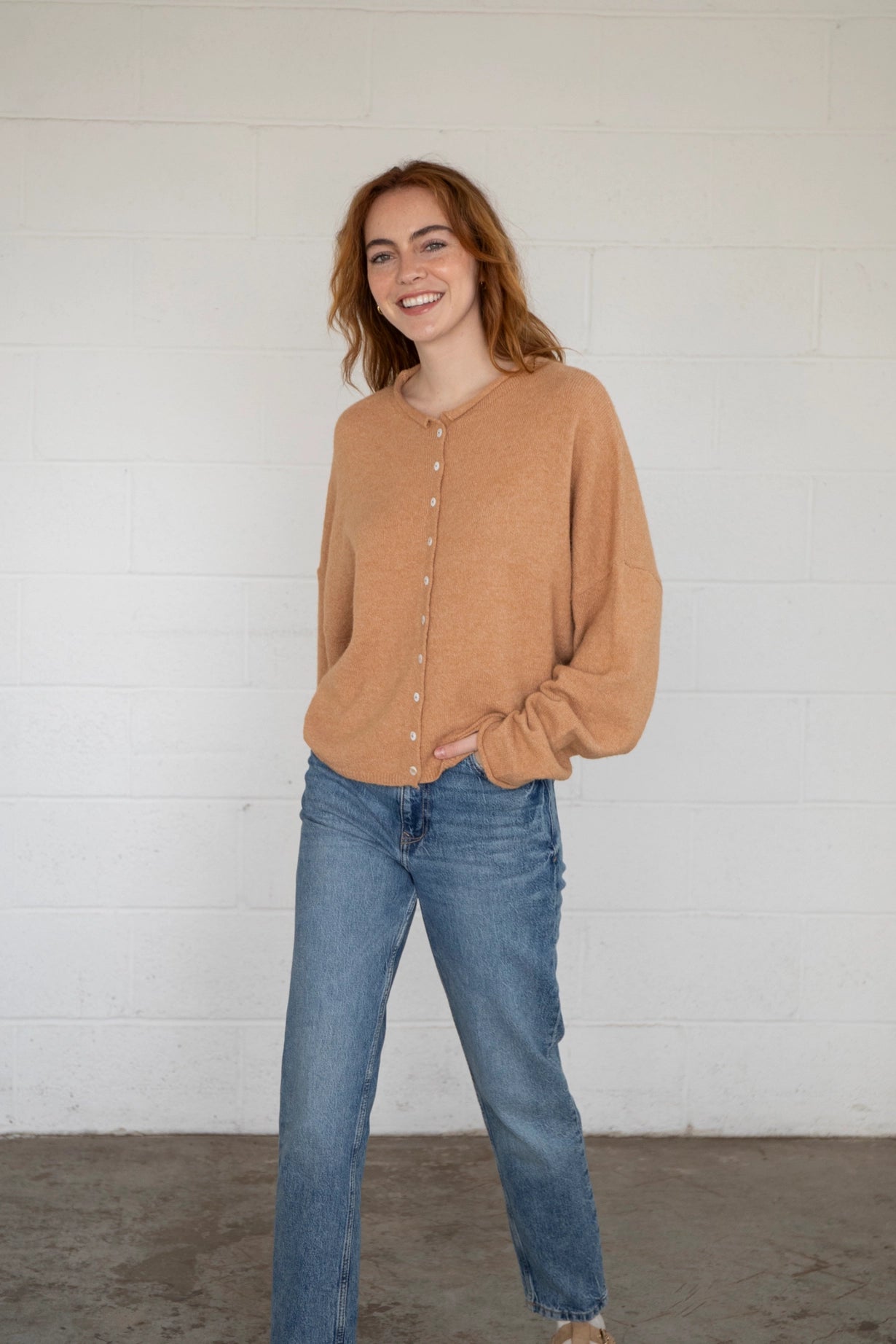 Simply the Best Cardi | Camel